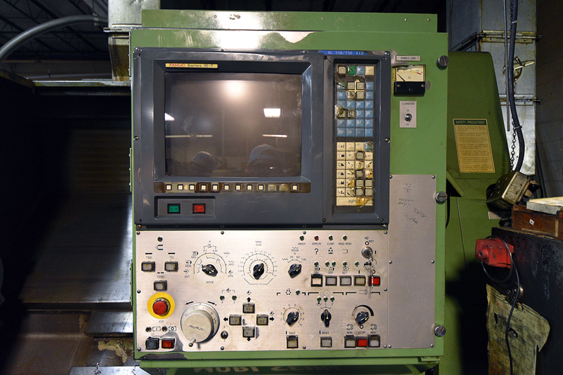 Mori Seiki SL-35B/750412 CNC Lathe System, w/Daikin Hydraulic Unit - Image 3 of 9