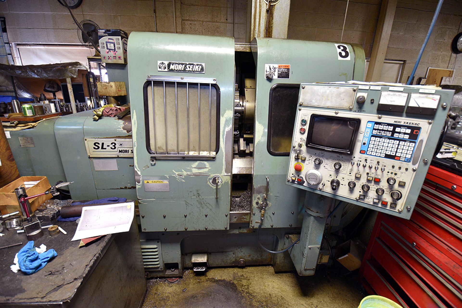 Mori Seiki Sl-3 H Numerical Control Lathe - Image 4 of 12