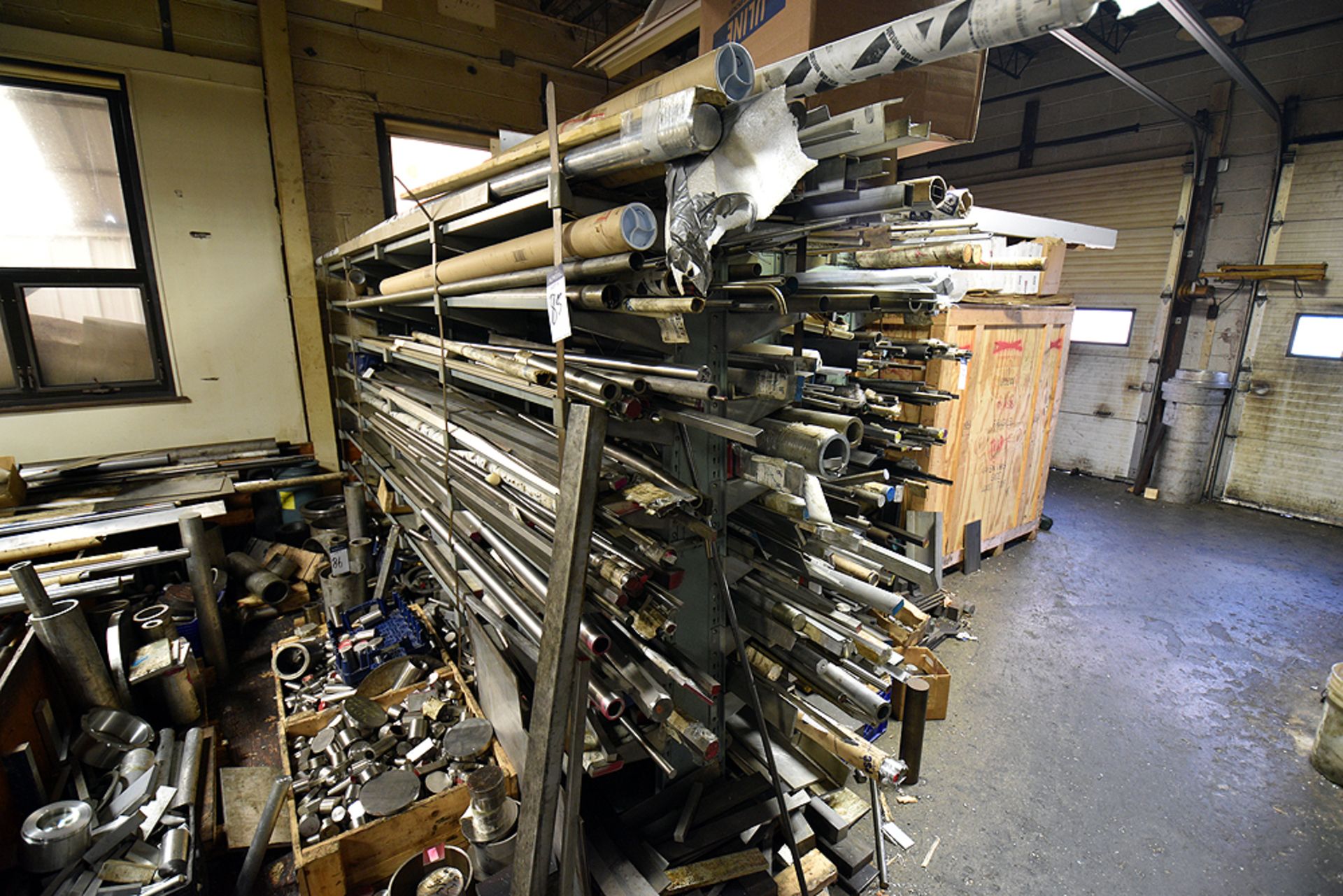 Aluminum & Steel on (3) Cantilever Racks - Image 4 of 4