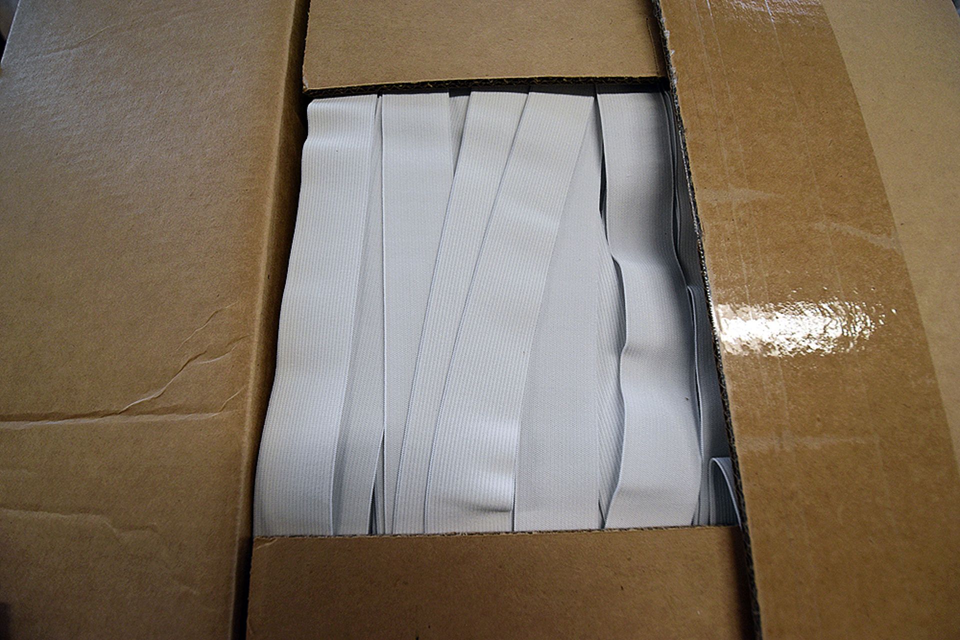 Cases of White 1 1/2" x 1,250yd Elastic