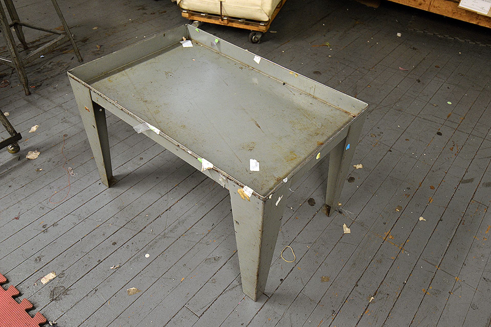 Steel Side Table 18"x28"x18"H.