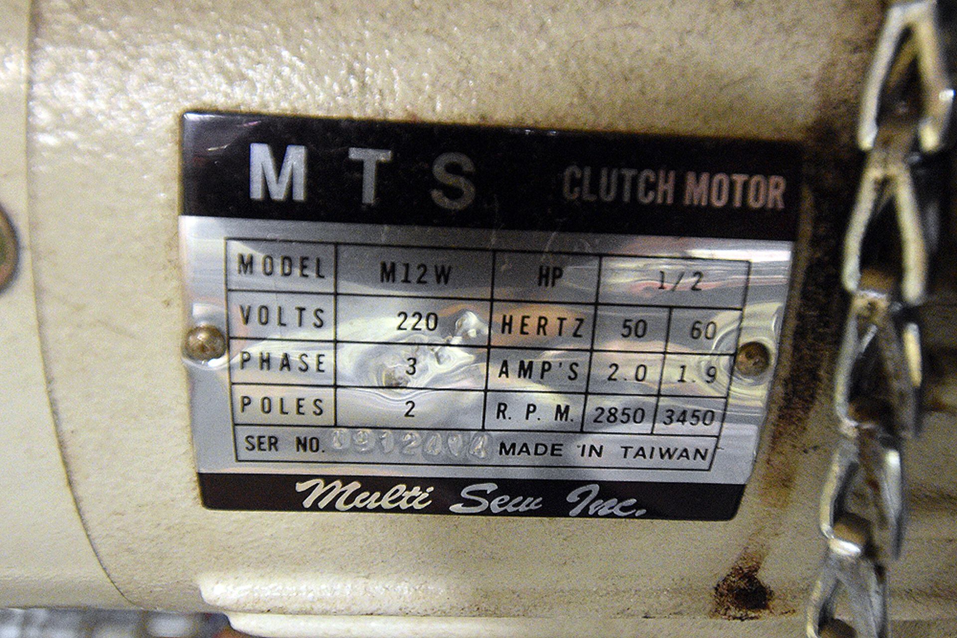 Merrow MG-4D-45 w/ Motor and Foot Pedal - Image 4 of 5