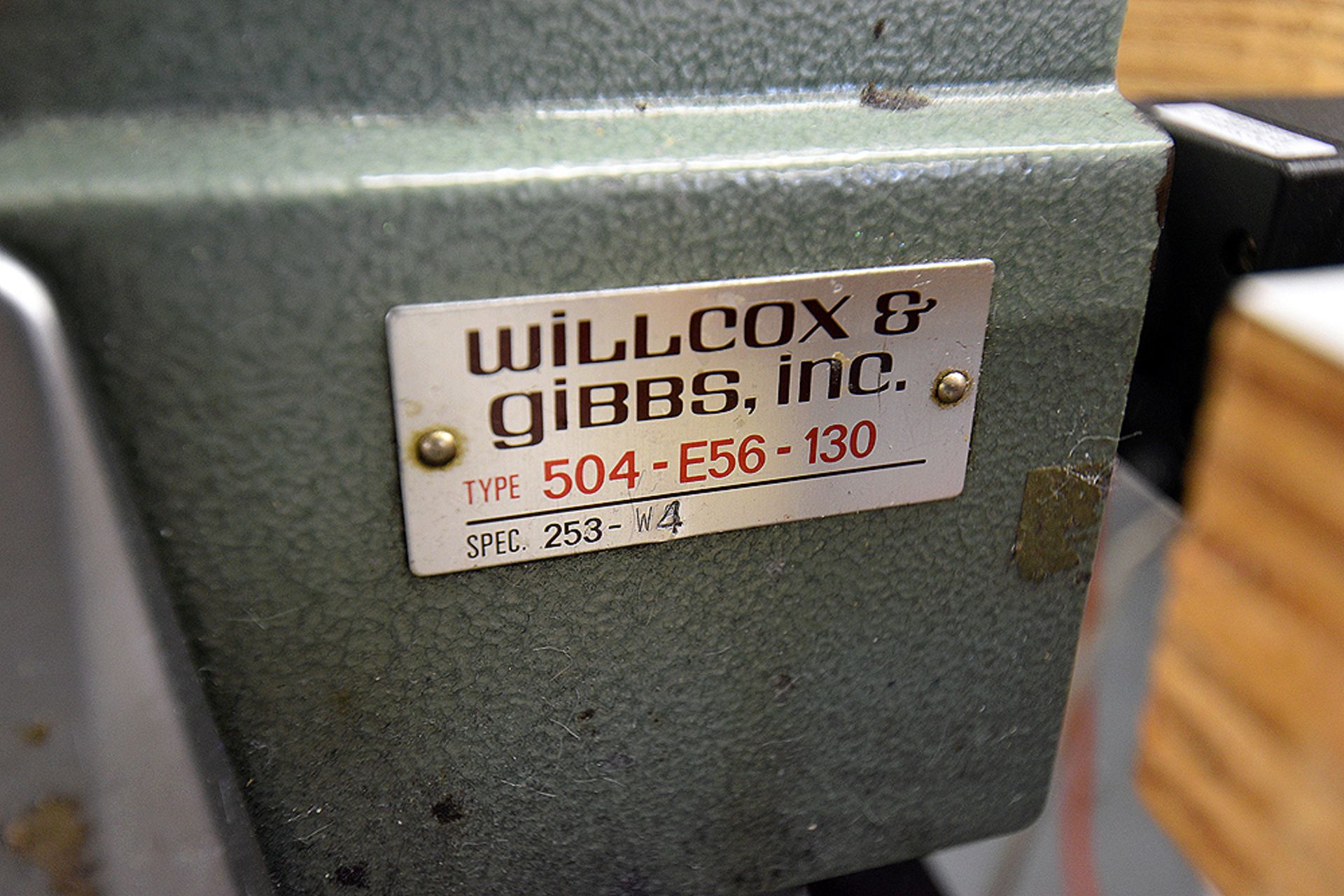Wilcox and Gibbs Pegasus 504-E56-130 - Image 2 of 6