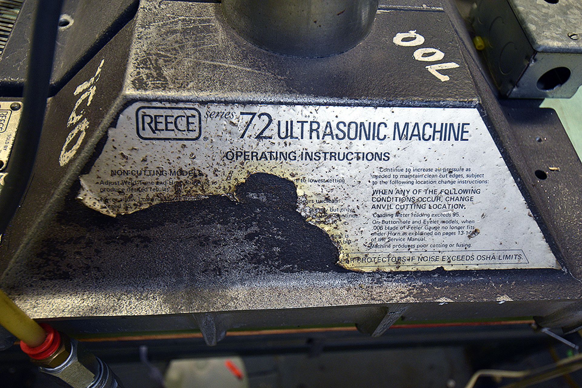 Reece Model 8400 Ultrasonic Welder - Image 4 of 5