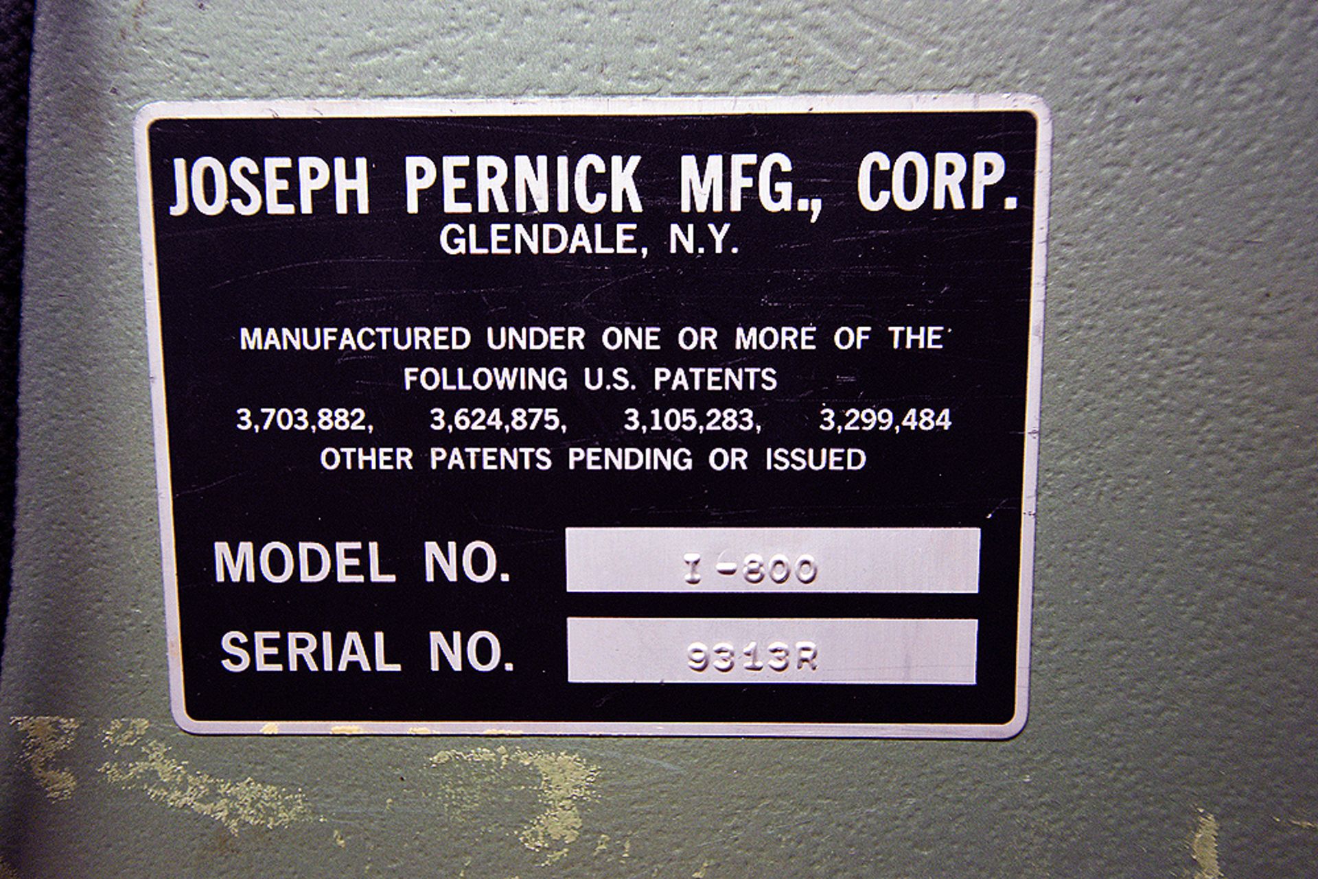 Joseph Pernick Model I-800 Fabric Inspection Machine - Image 7 of 7