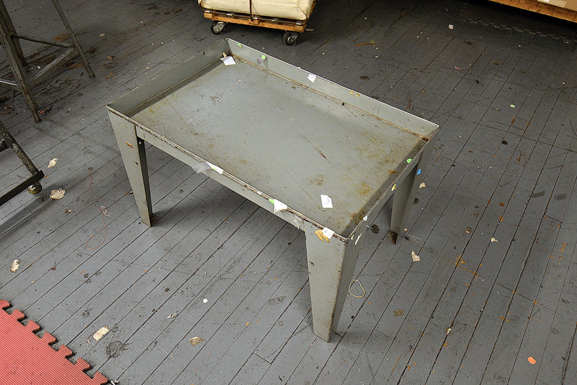 Steel Side Table 18"x28"x18"H.