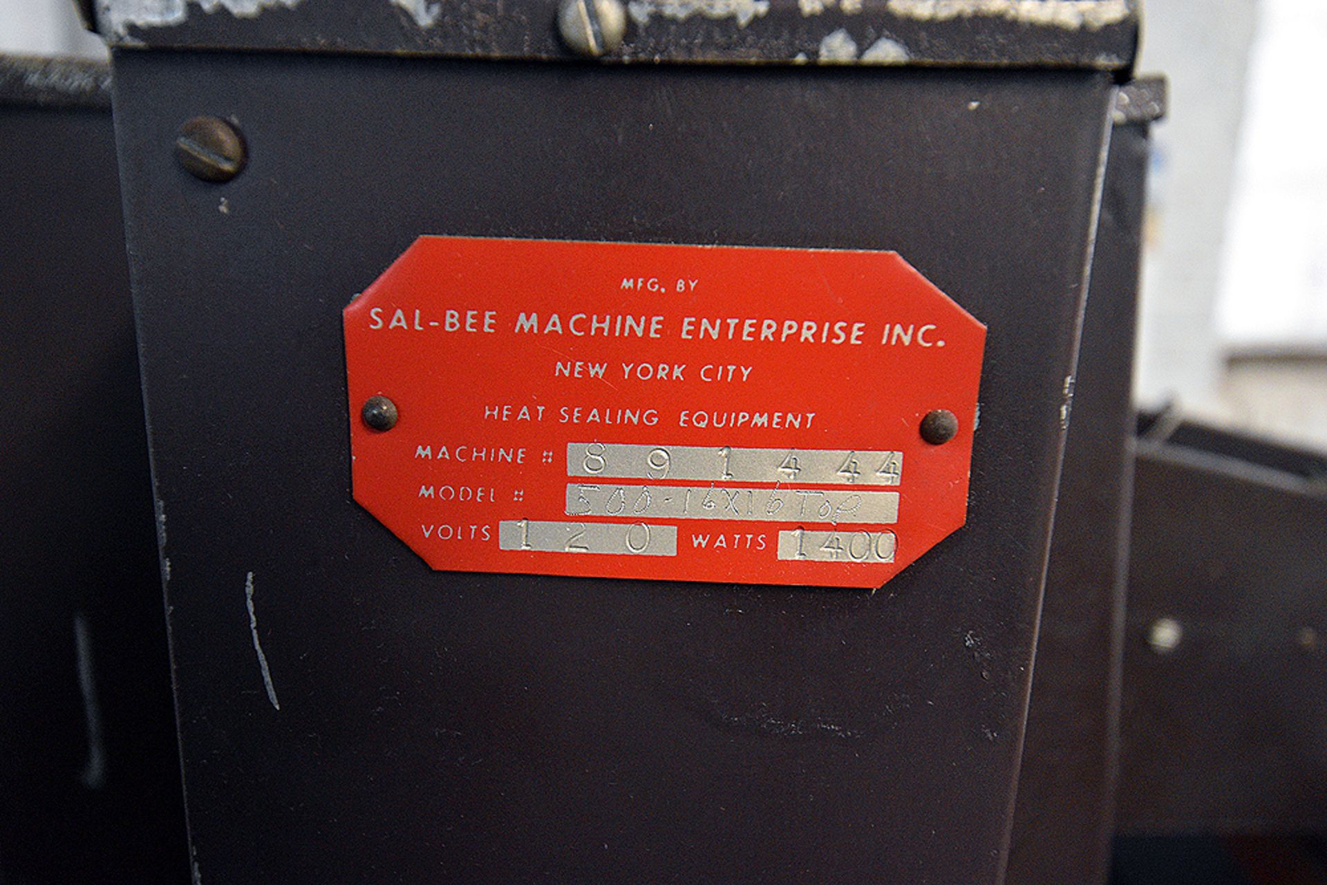 Sal-Bee Pneumatic Heat Press Model: 500-16X16 - Image 3 of 3