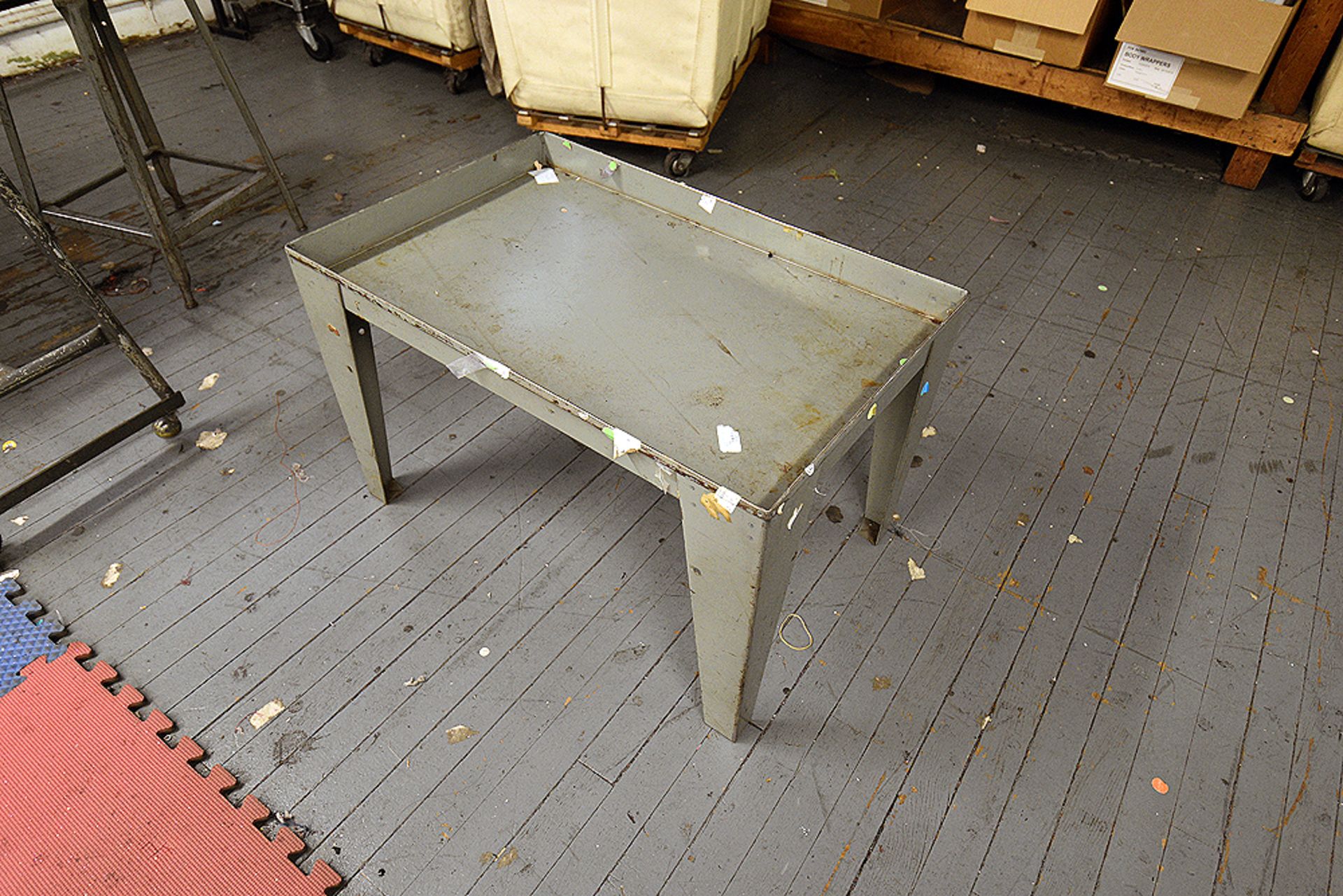 Steel Side Table 18"x28"x18"H.