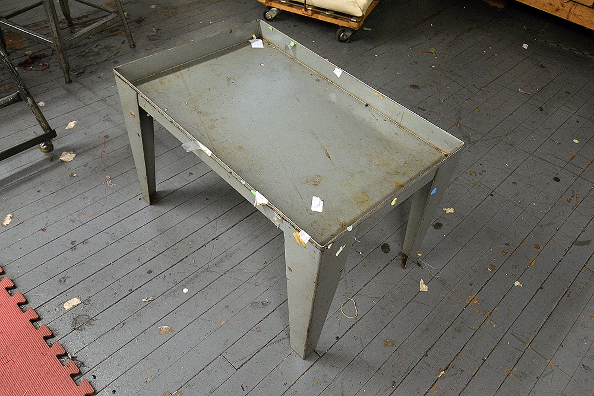 Steel Side Table 18"x28"x18"H.