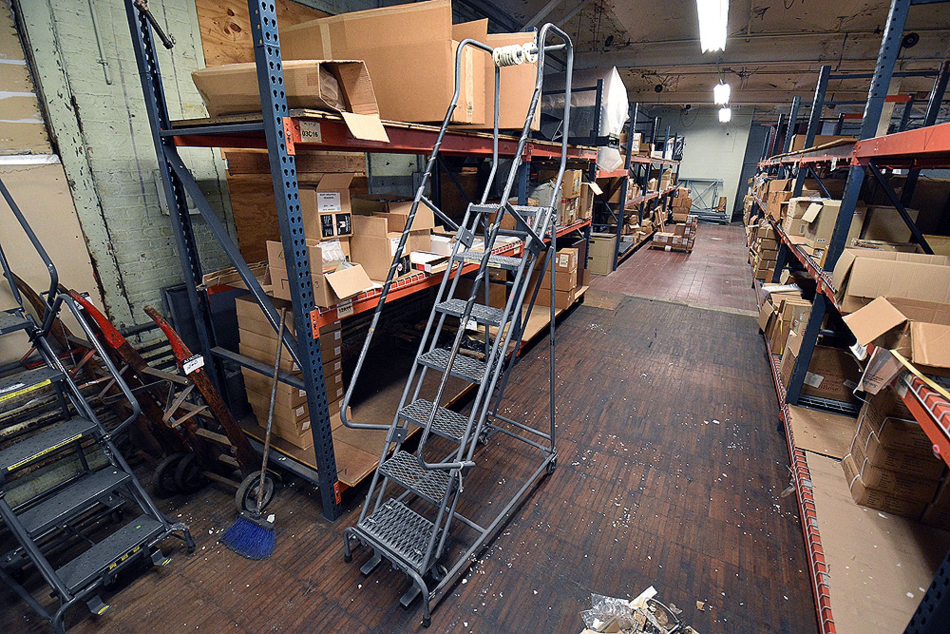 Cotterman 7-Step, Rolling, Warehouse Safety Ladder