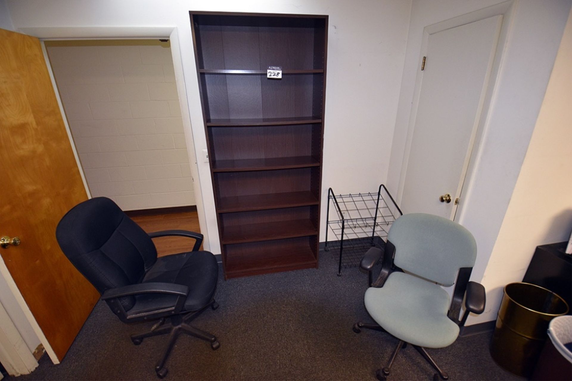 Desks, Shelves, Office Chairs, and File Cabinets Throughout Office - Image 2 of 3