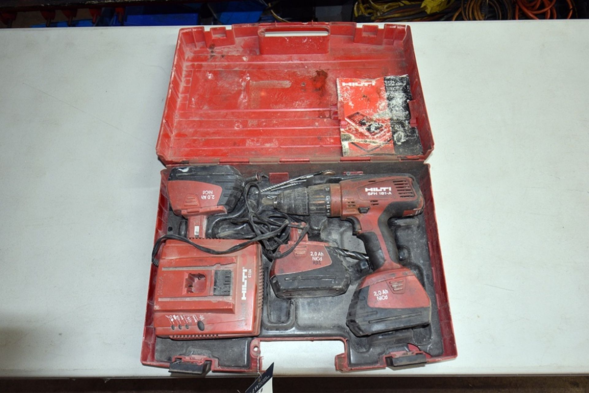 Hilti SFH 181-A Cordless Driver w/ (3) 18v NiCd Battery, (1) Charger, and (1) Case