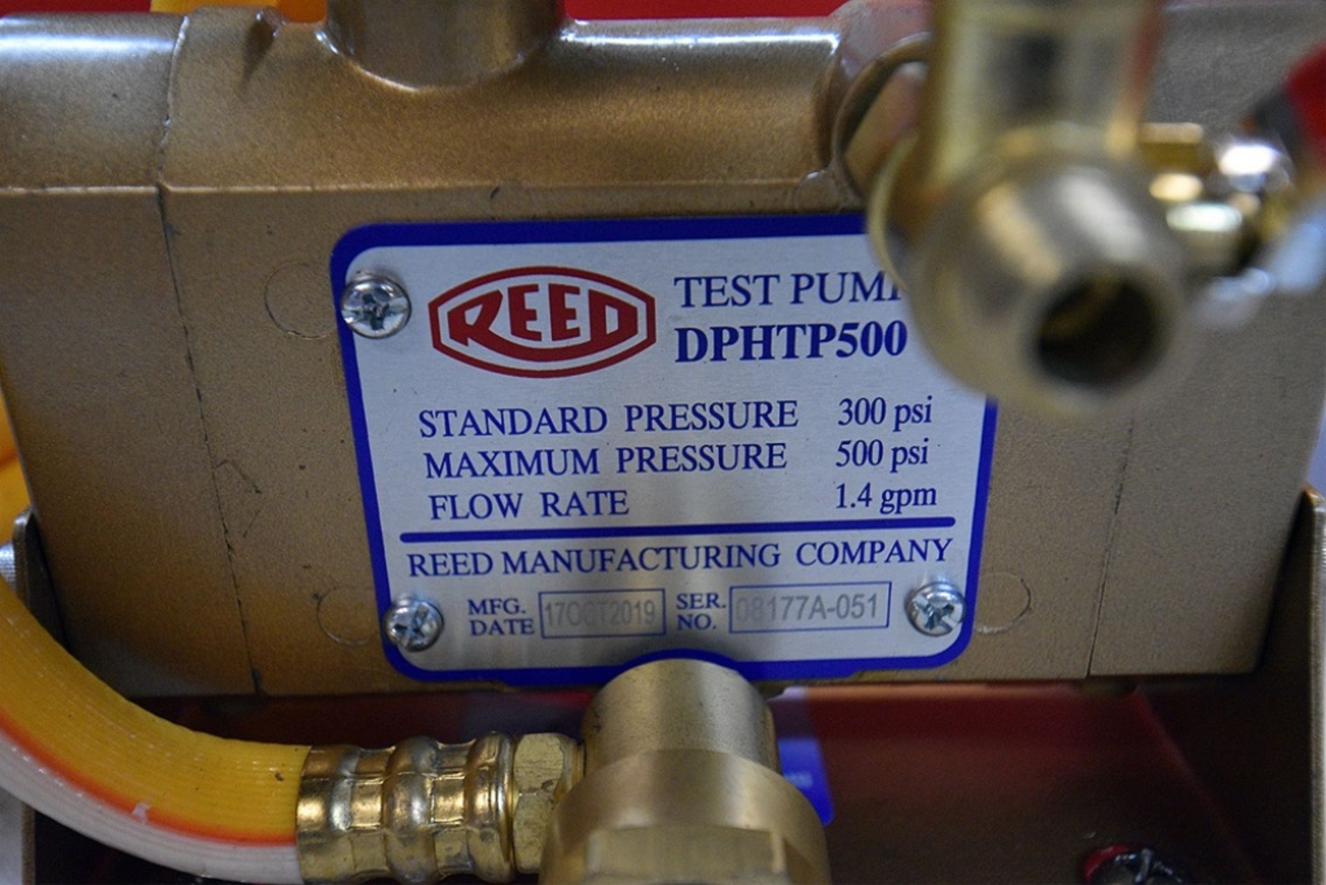 Reed Drill-Powered Hydrostatic Pump Model DPHTP500 500PSI Capacity, 1.3 Gallons per Minute - Image 3 of 3