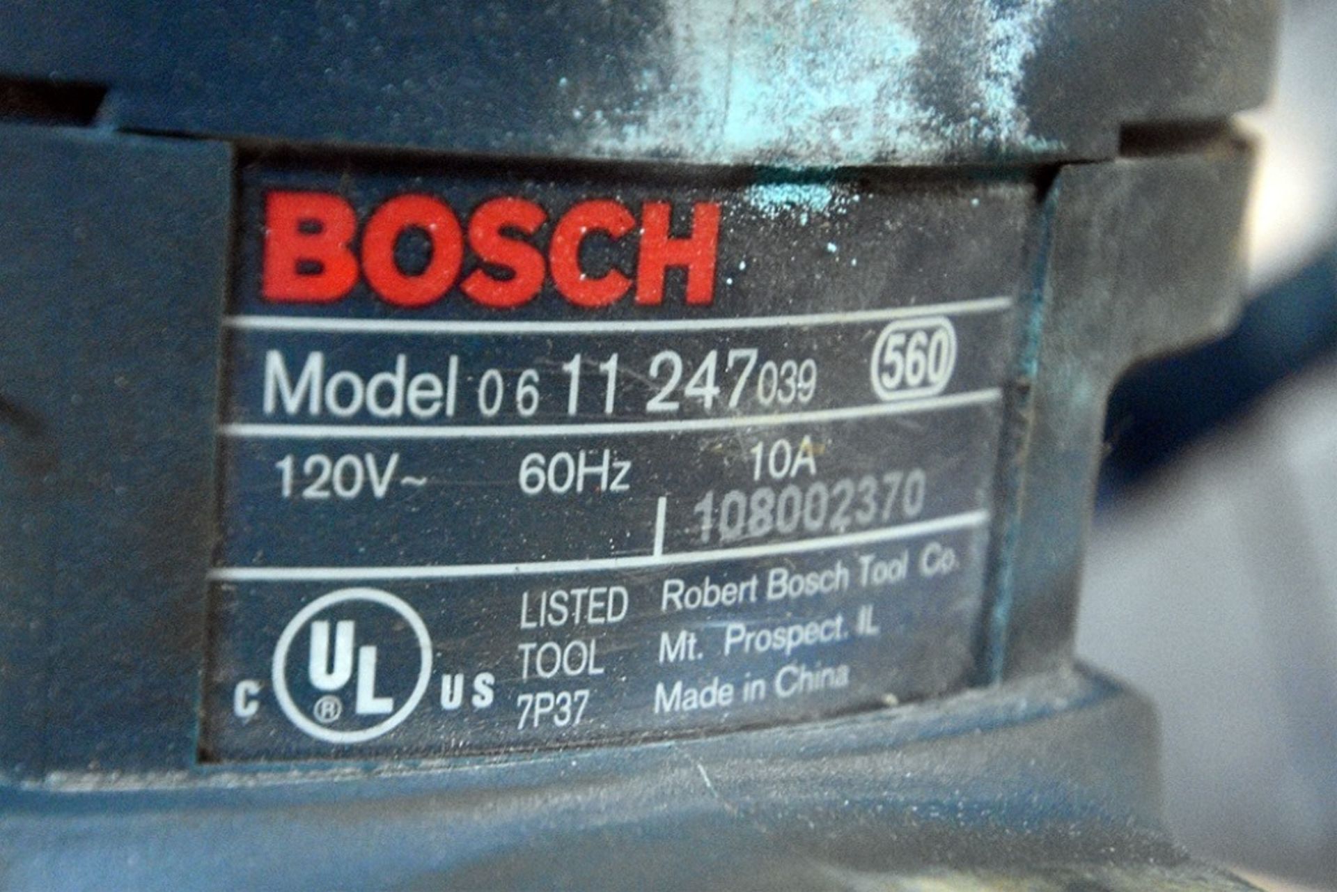 Bosch BoschHammer Model 11247 1-9/16" Corded Combination Hammer w/ Case and Bits - Image 3 of 4