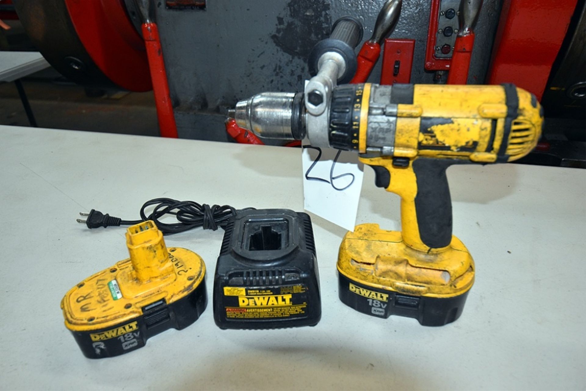 DeWalt 1/2" Cordless Drill/Hammer Drill w/ (2) Batteries and (1) Charger