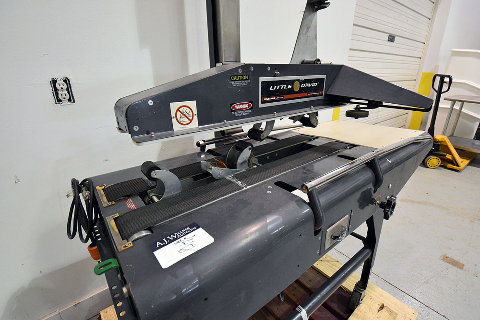 Loveshaw "Little David" Box Taper Taping Machine - Image 4 of 7