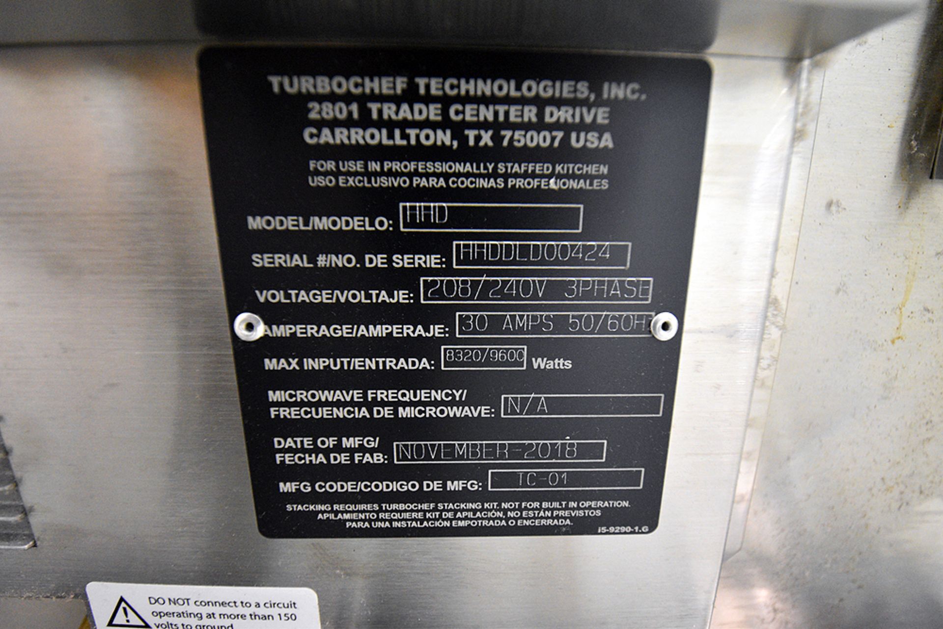 TurboChef Double Batch Ventless Countertop Oven - Image 8 of 8