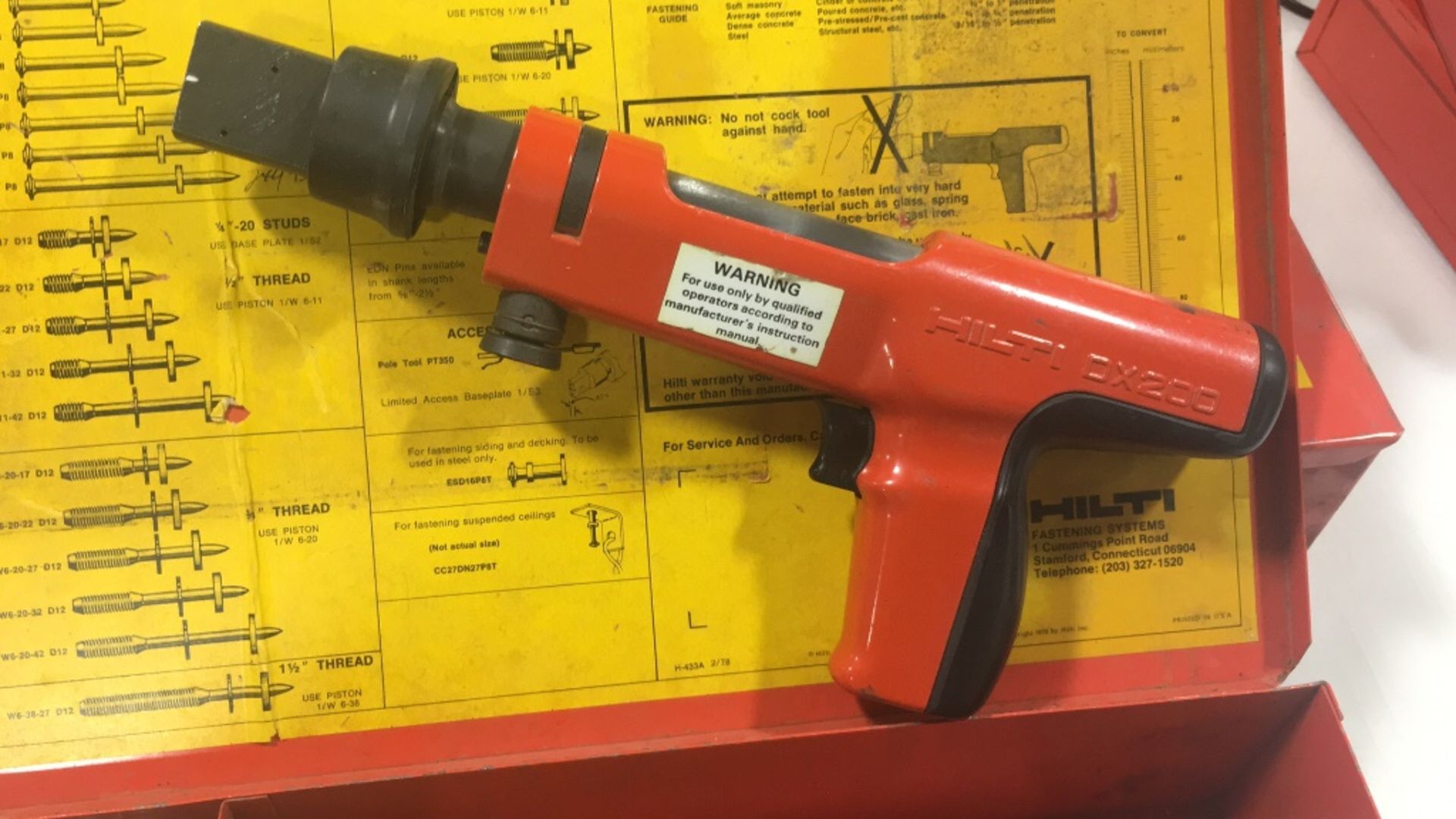 {each} Hilti Powder Actuated Fastener, Model Dx - Image 3 of 5