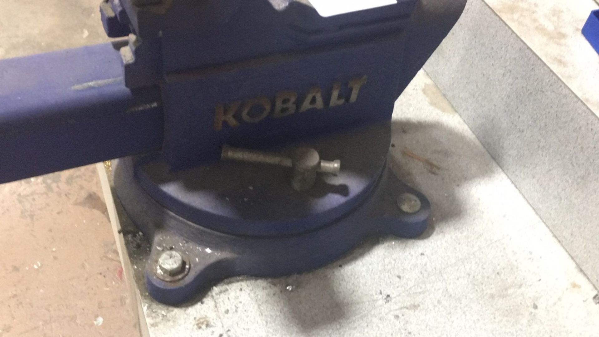 {each} Kobalt Bench Vise, 6” Throat - Image 4 of 4