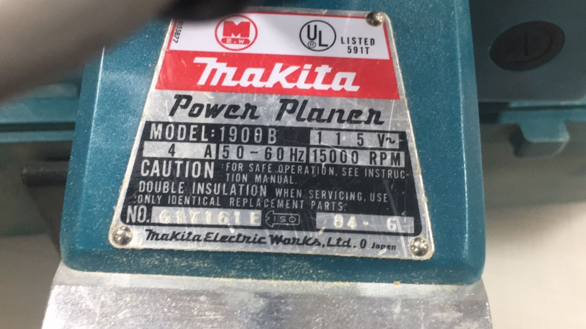 {each} Makita Power Planer, Model 1900B - Image 3 of 3