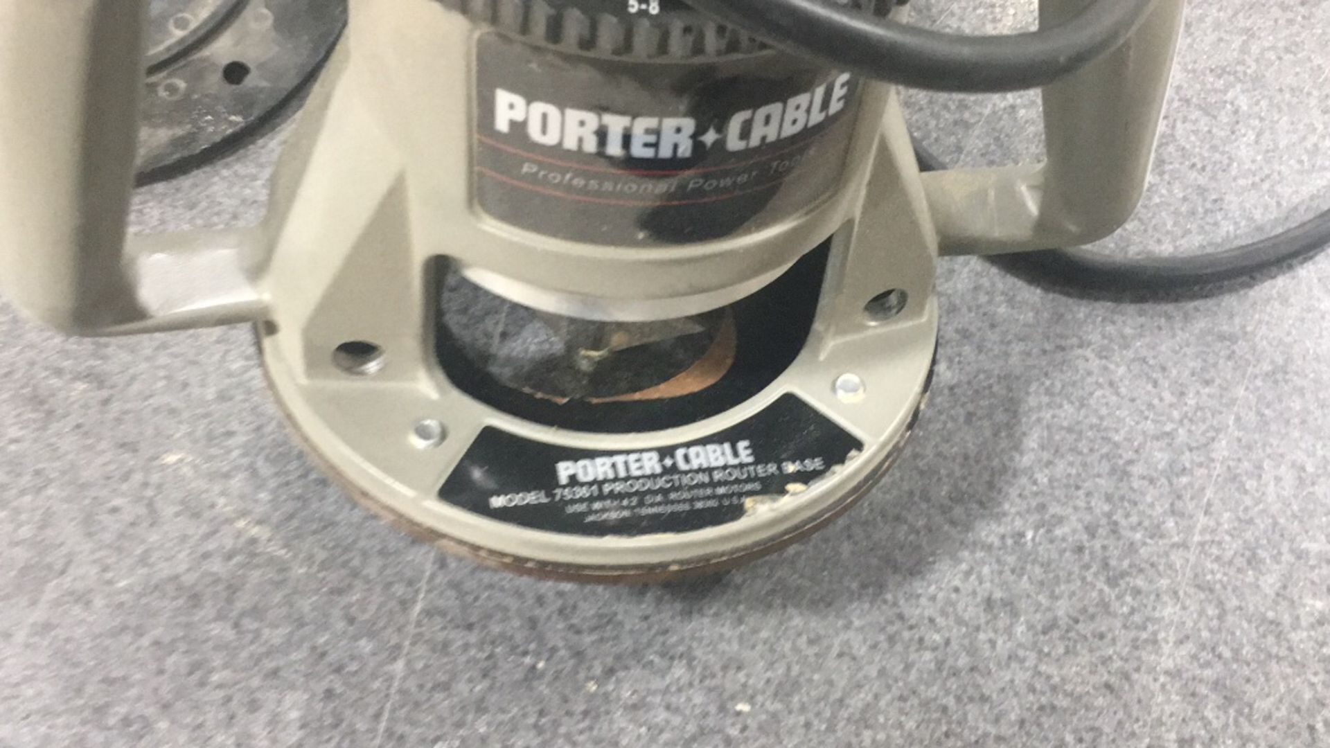 {each} Porter Cable, Router, 3.25 Hp, Single - Image 2 of 3