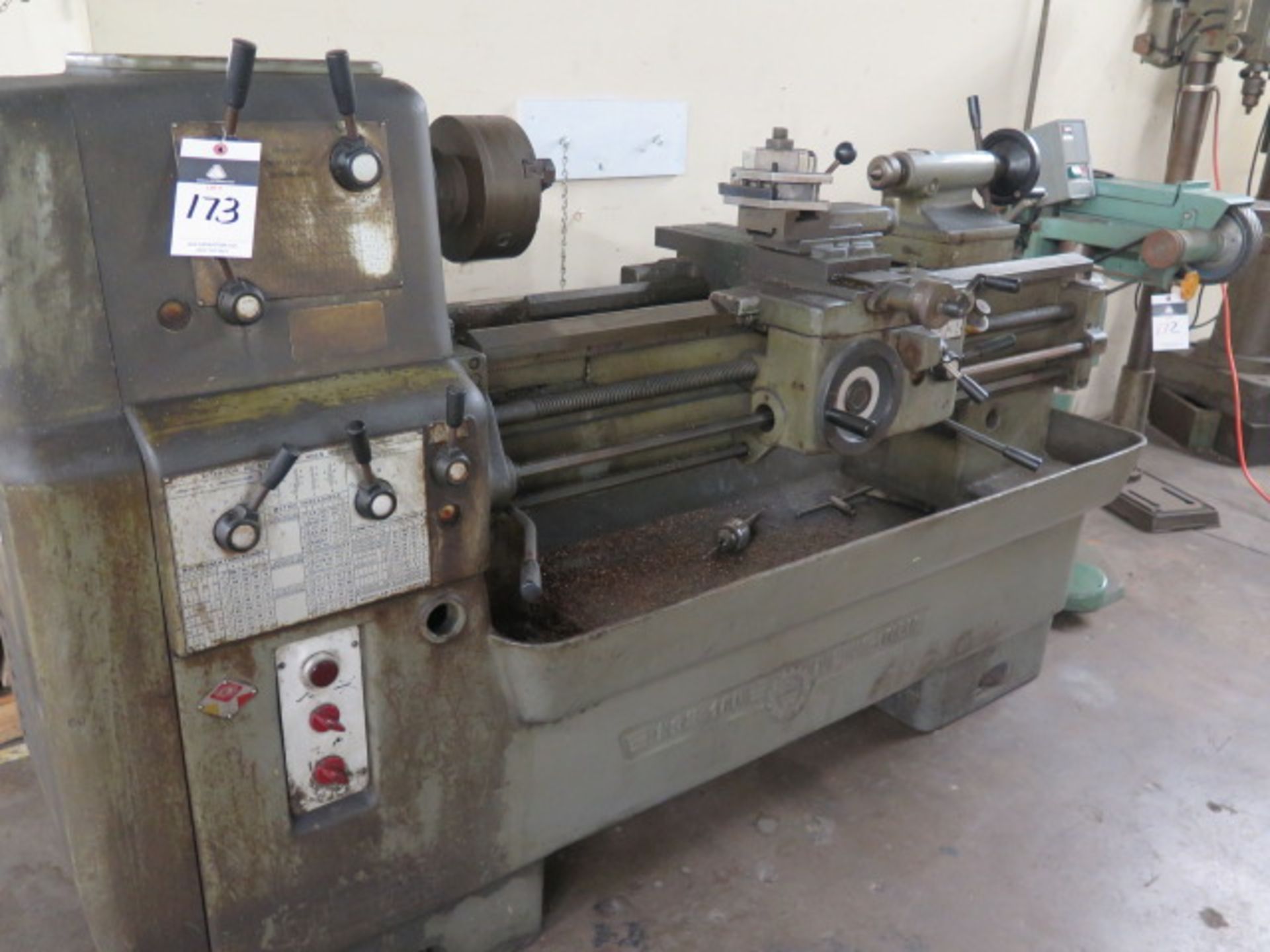 Saimp-Padova KSS-180 14" x 42" Geared head Gap Bed Lathe w/ 45-1500 RPM, Inch/mm Threading, - Image 2 of 7