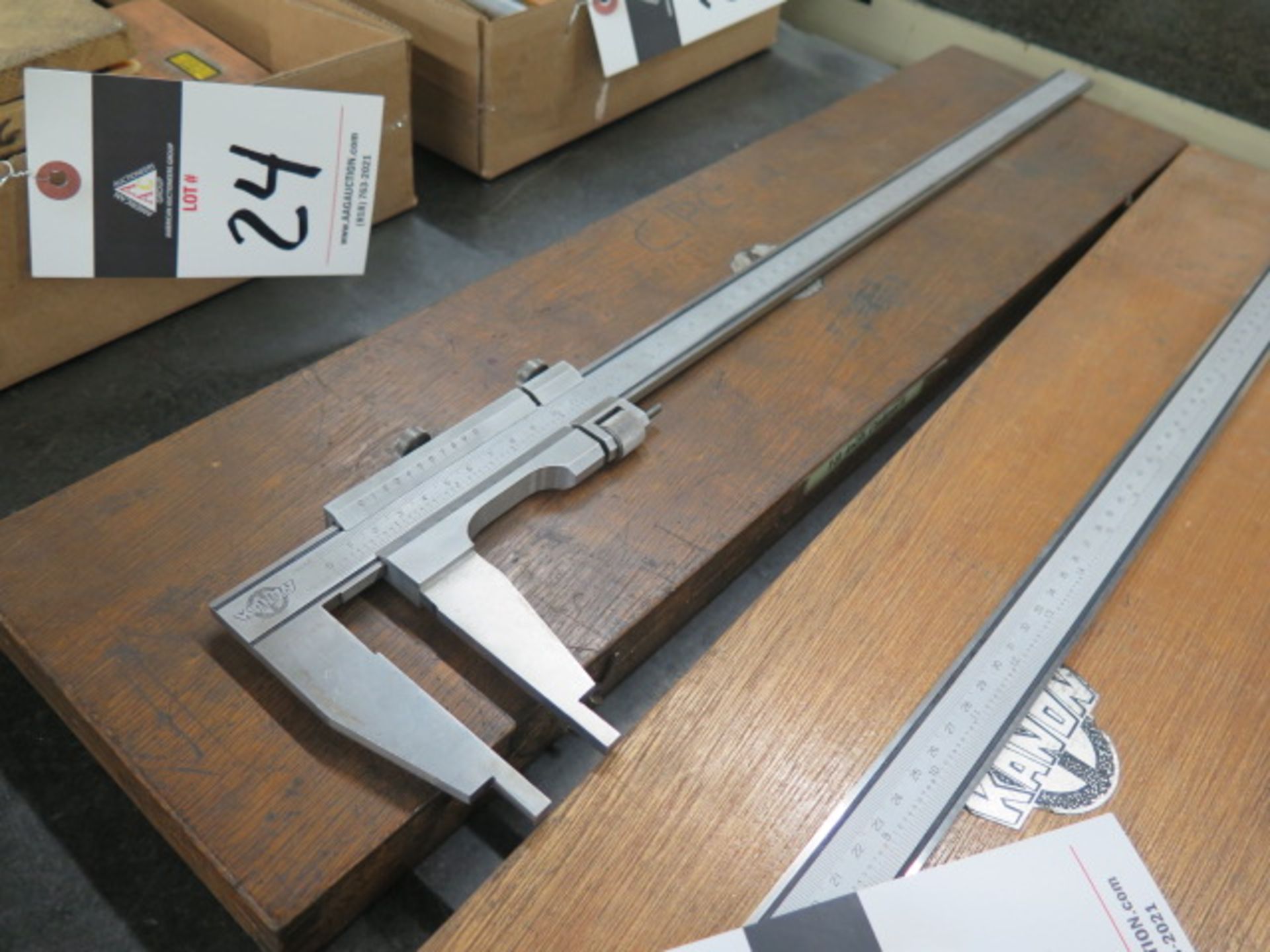 Kanon 24" and 18" Vernier Calipers (2) - Image 3 of 4