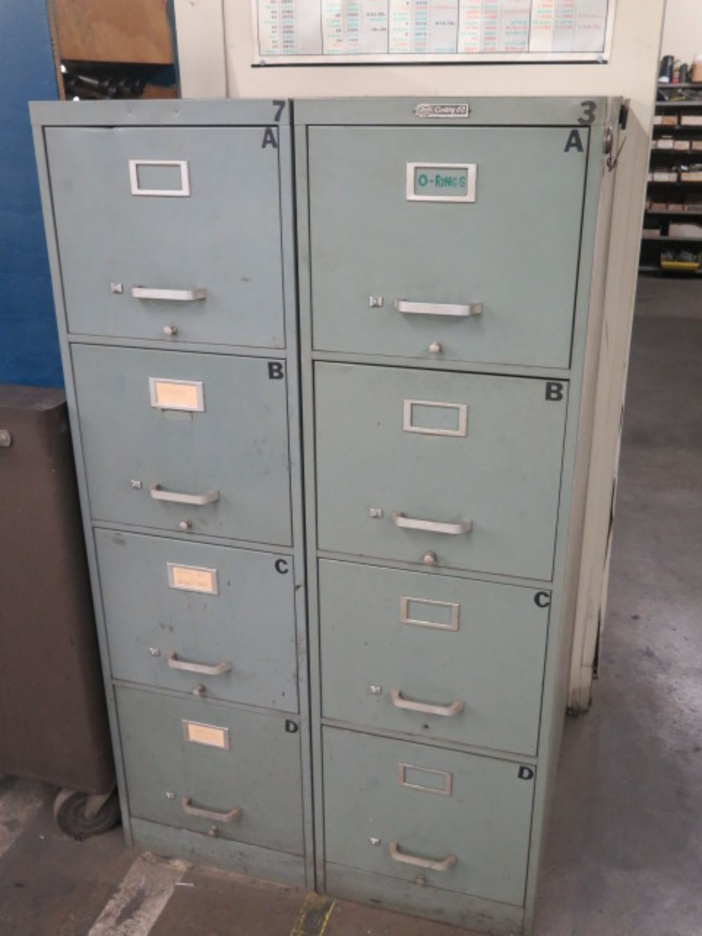Storage Cabinets (2) and (2) File Cabinets - Image 2 of 2