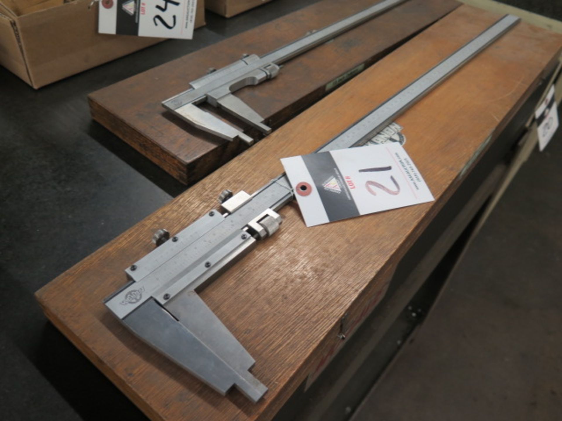 Kanon 24" and 18" Vernier Calipers (2) - Image 2 of 4