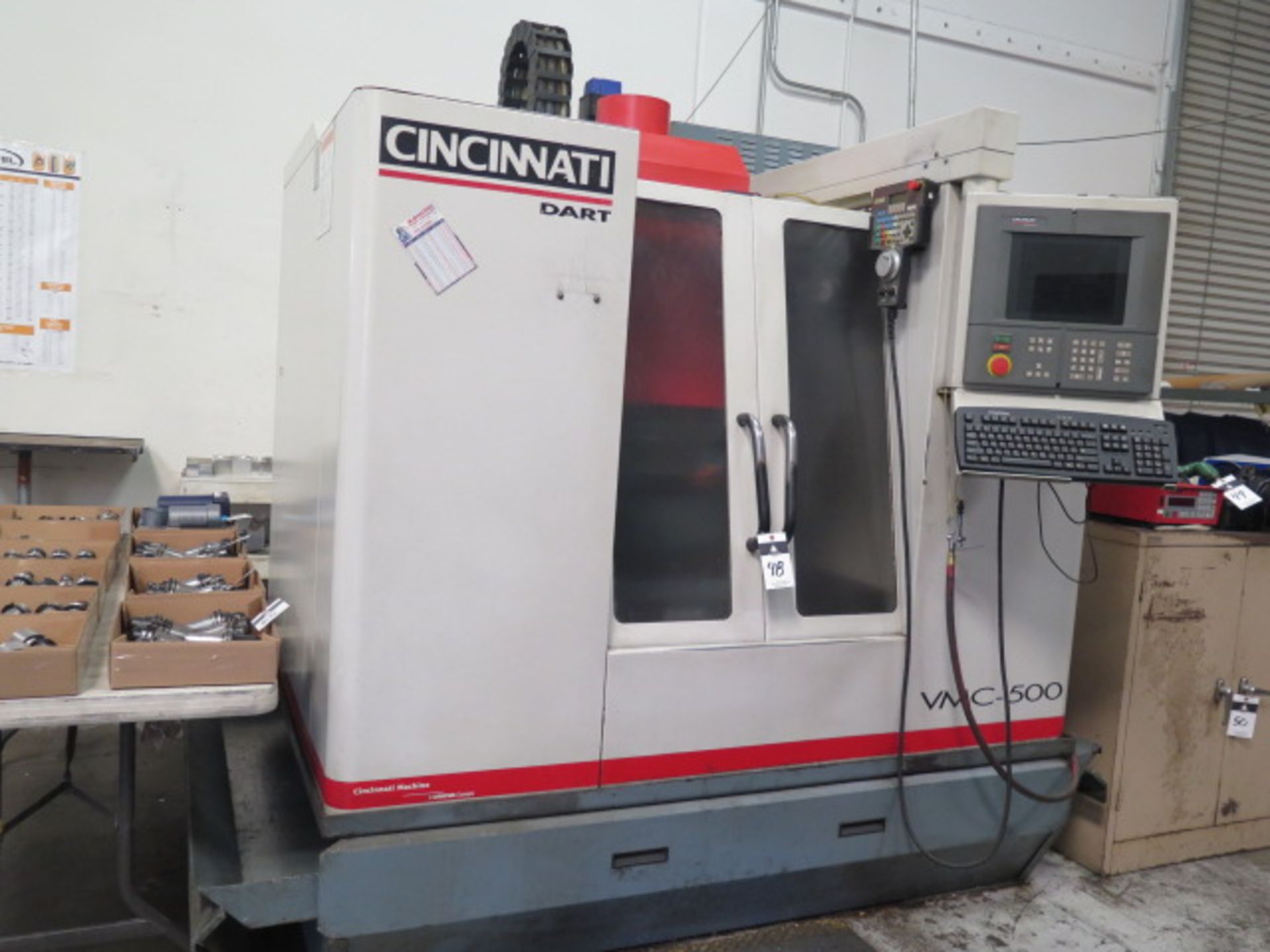 Cincinnati VMC-500 “Dart-500” CNC Vertical Machining Center s/n 7042-A00-KK2092 w/ Cincinnati