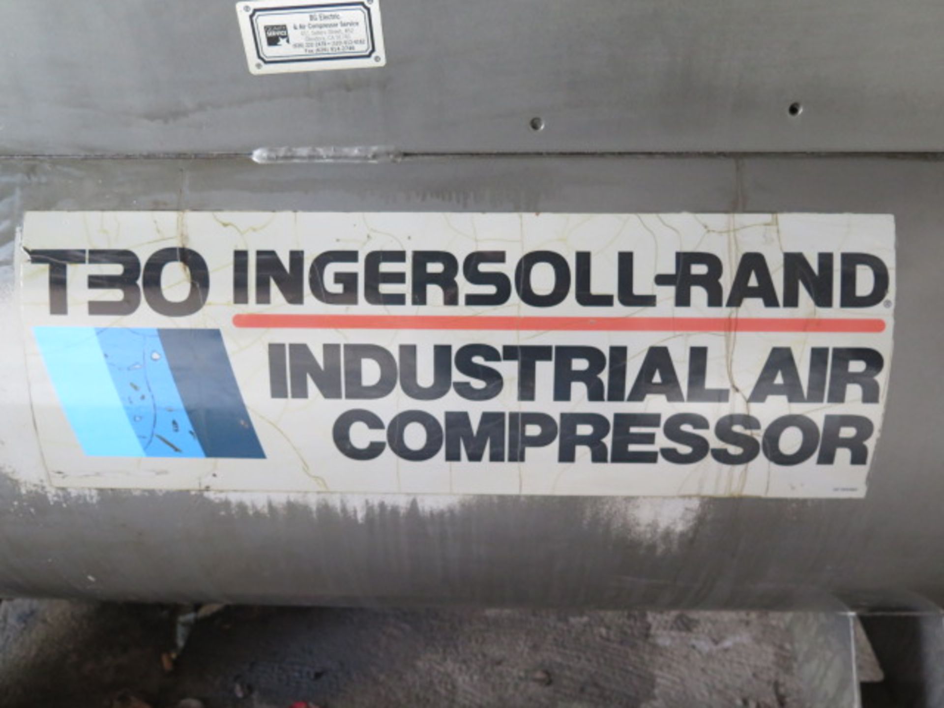 Ingersoll Rand 25Hp Horizontal Air Compressor w/ 3-Stage Pump, 120 Gallon Tank and 120 Gallon - Image 5 of 8