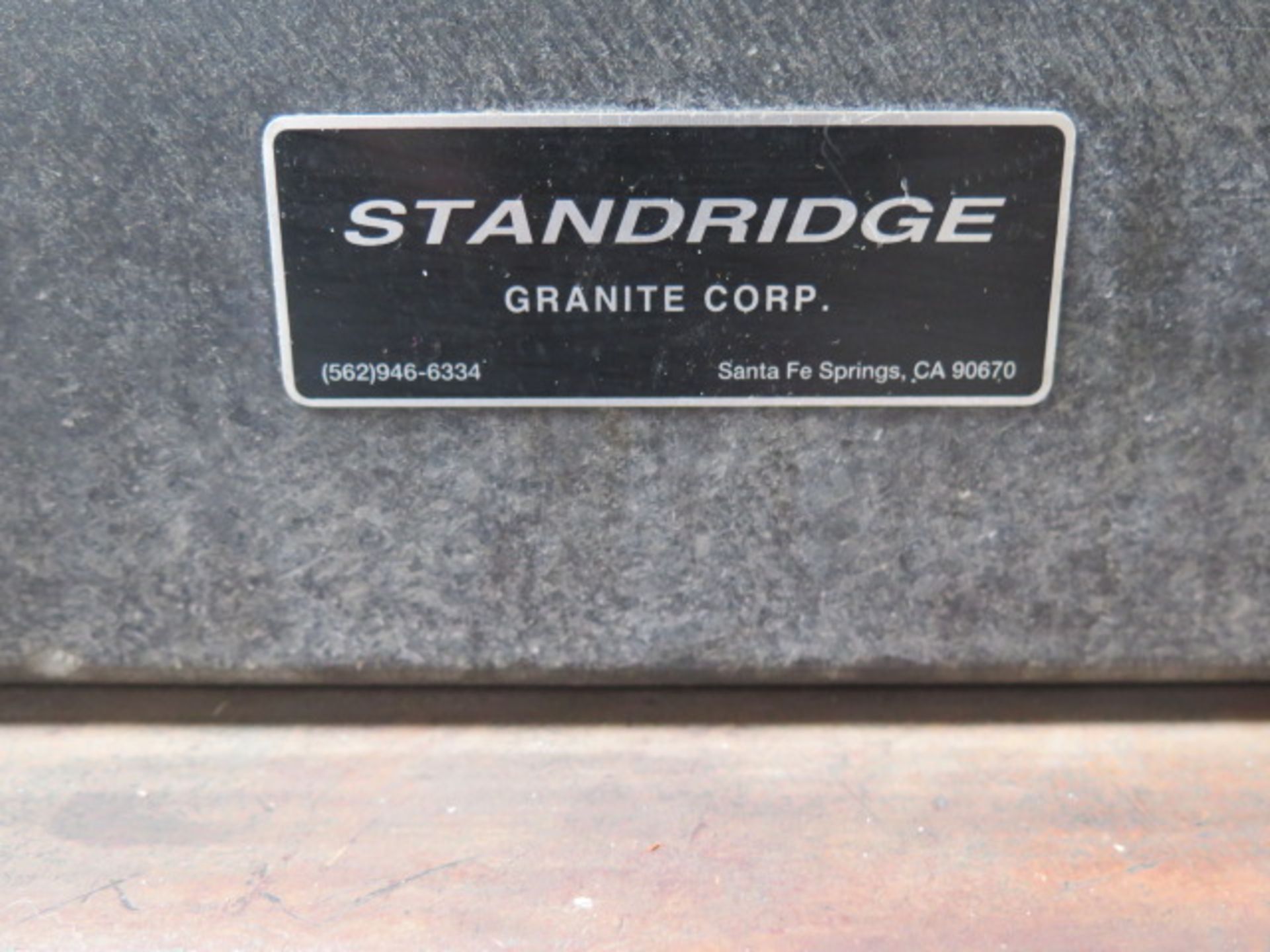 Standridge 18” x 24” x 4 ½” 2-Ledge Granite Surface Plate Granite Surface Plate(BROKEN and (2) - Image 4 of 6