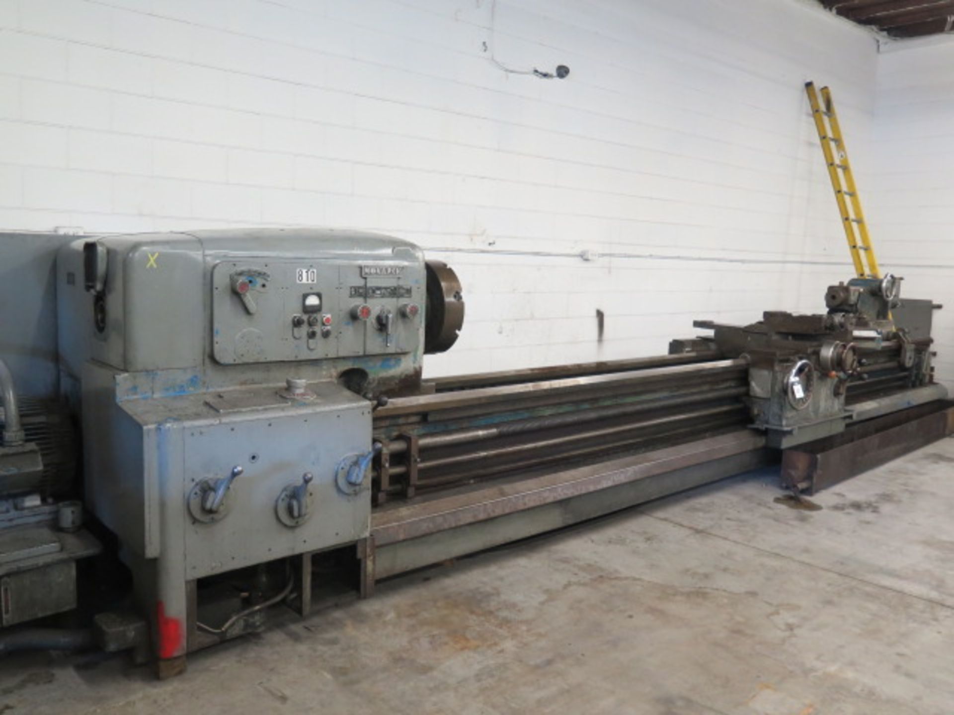 Monarch 31” x 200” Lathe s/n 49191 w/ Adjustable RPM, 3” Thru Spindle Bore, Inch Threading, - Image 2 of 14