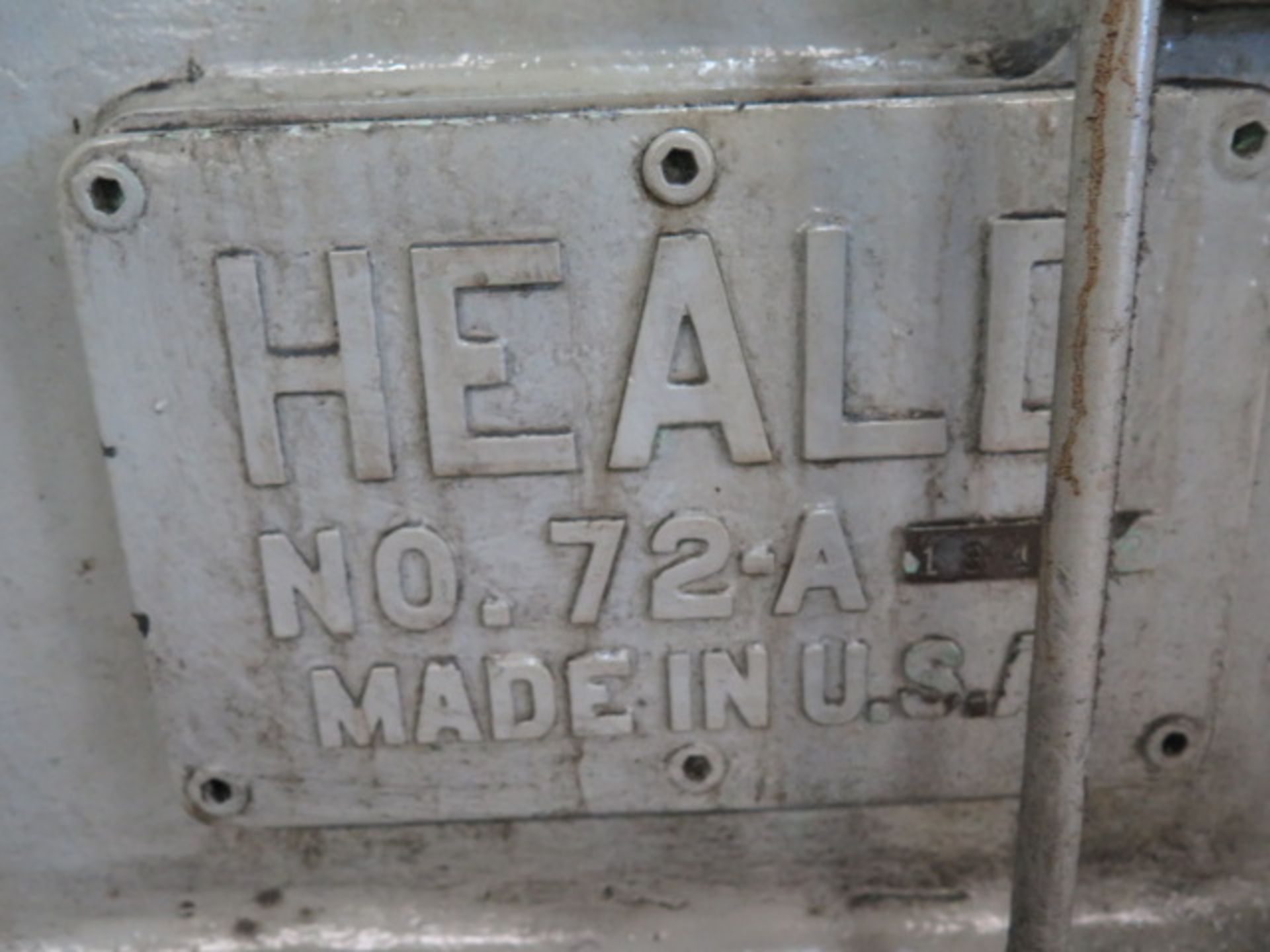 Heald No. 72-A ID Grinder w/ Compound Motorized Work Head, 16” Faceplate, 12” 3-Jaw Chuck, ID - Image 12 of 12