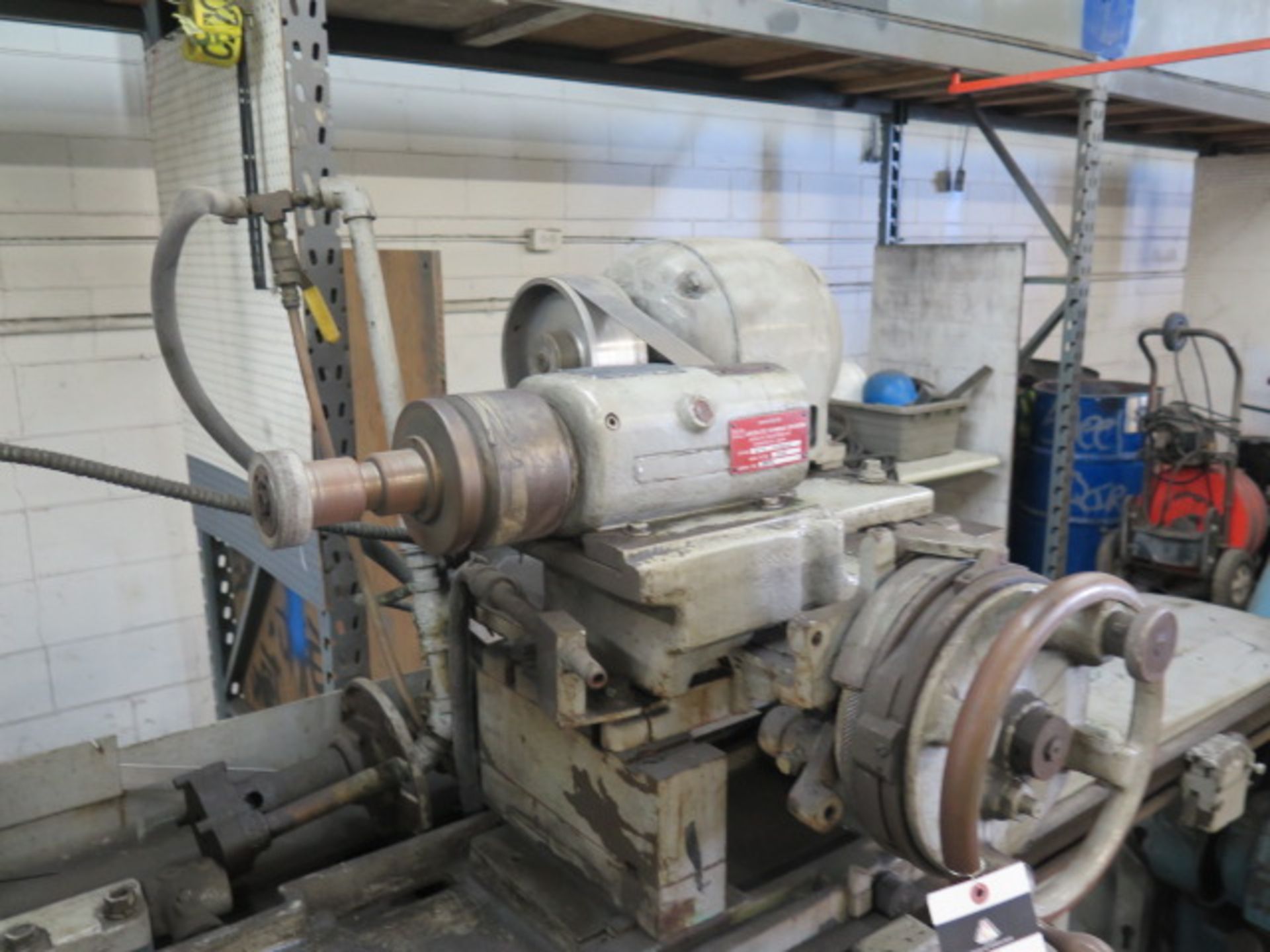 Heald No. 72-A ID Grinder w/ Compound Motorized Work Head, 16” Faceplate, 12” 3-Jaw Chuck, ID - Image 6 of 12