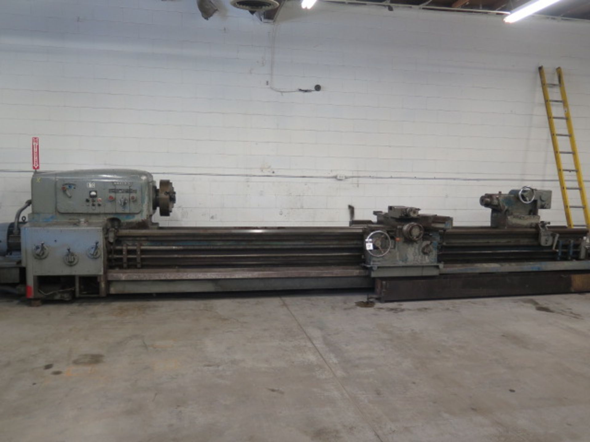 Monarch 31” x 200” Lathe s/n 49191 w/ Adjustable RPM, 3” Thru Spindle Bore, Inch Threading,