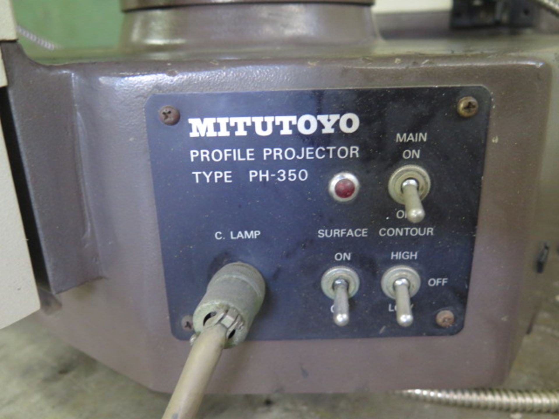 Mitutoyo PH350H 13” Optical Comparator s/n 40337 w/ Surface and Profile Illumination, 6” x 16” - Image 6 of 6