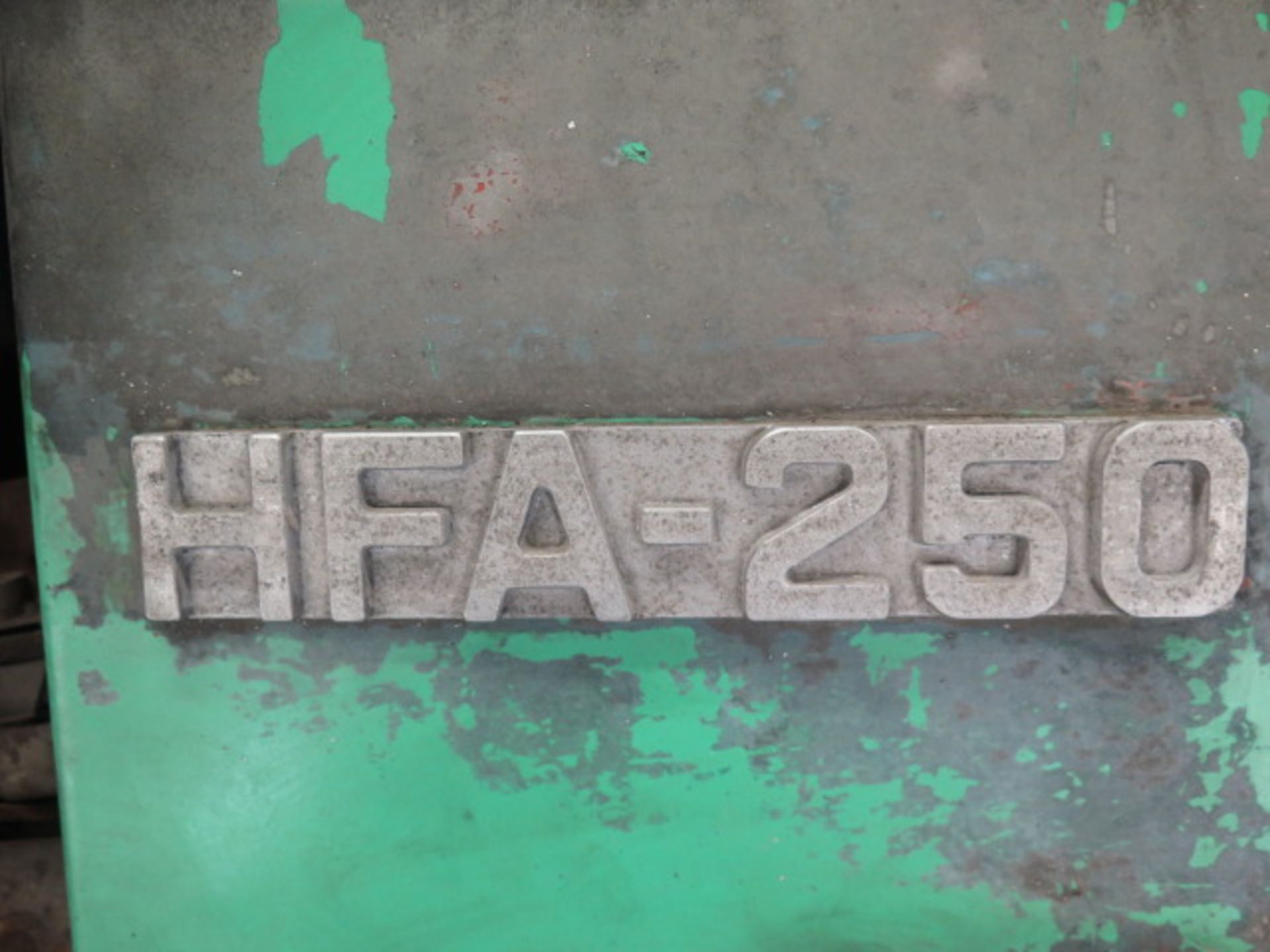 Amada HFA-250 10” Automatic Hydraulic Horizontal Band Saw w/ Amada Controls, Hydraulic Clamping - Image 7 of 9