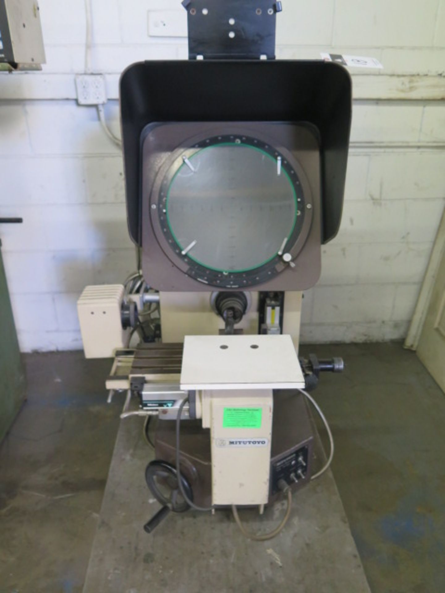 Mitutoyo PH350H 13” Optical Comparator s/n 40337 w/ Surface and Profile Illumination, 6” x 16”