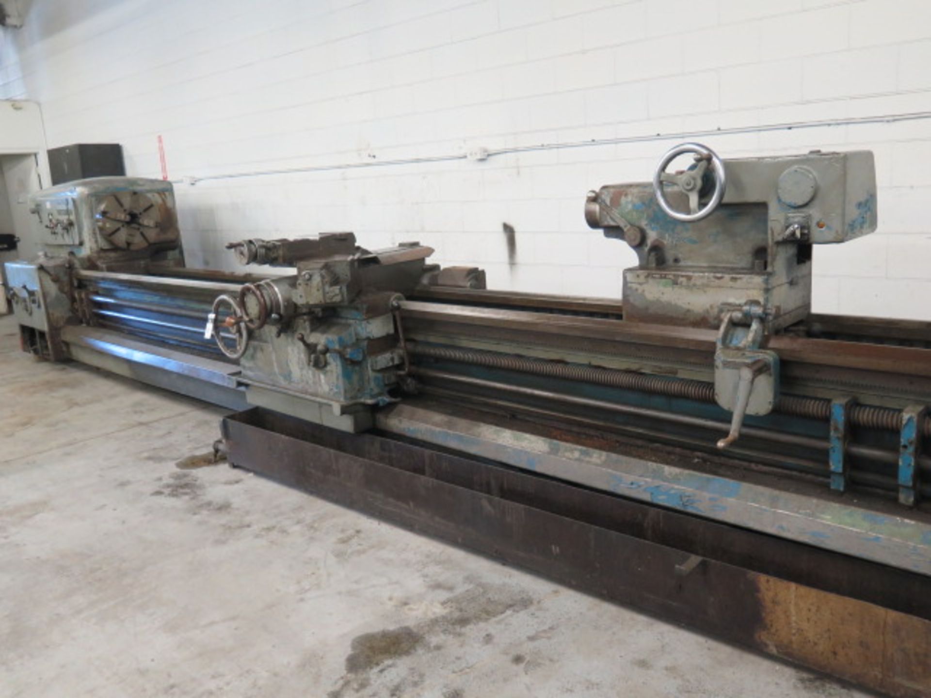 Monarch 31” x 200” Lathe s/n 49191 w/ Adjustable RPM, 3” Thru Spindle Bore, Inch Threading, - Image 3 of 14