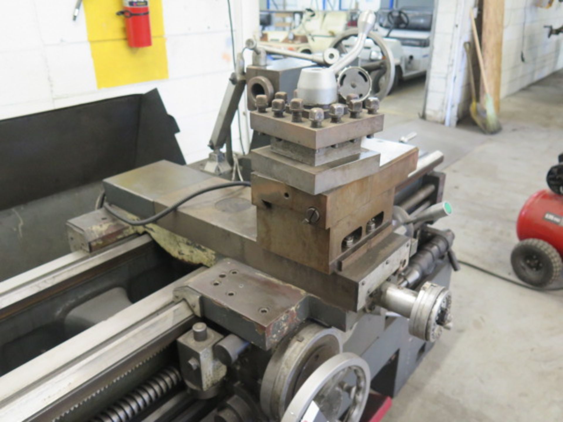 2015 Import 26” x 80” Geared Head Gap Bed Lathe (FOR PARTS) w/ 4 3/8” Thru Spindle Bore - Image 8 of 9