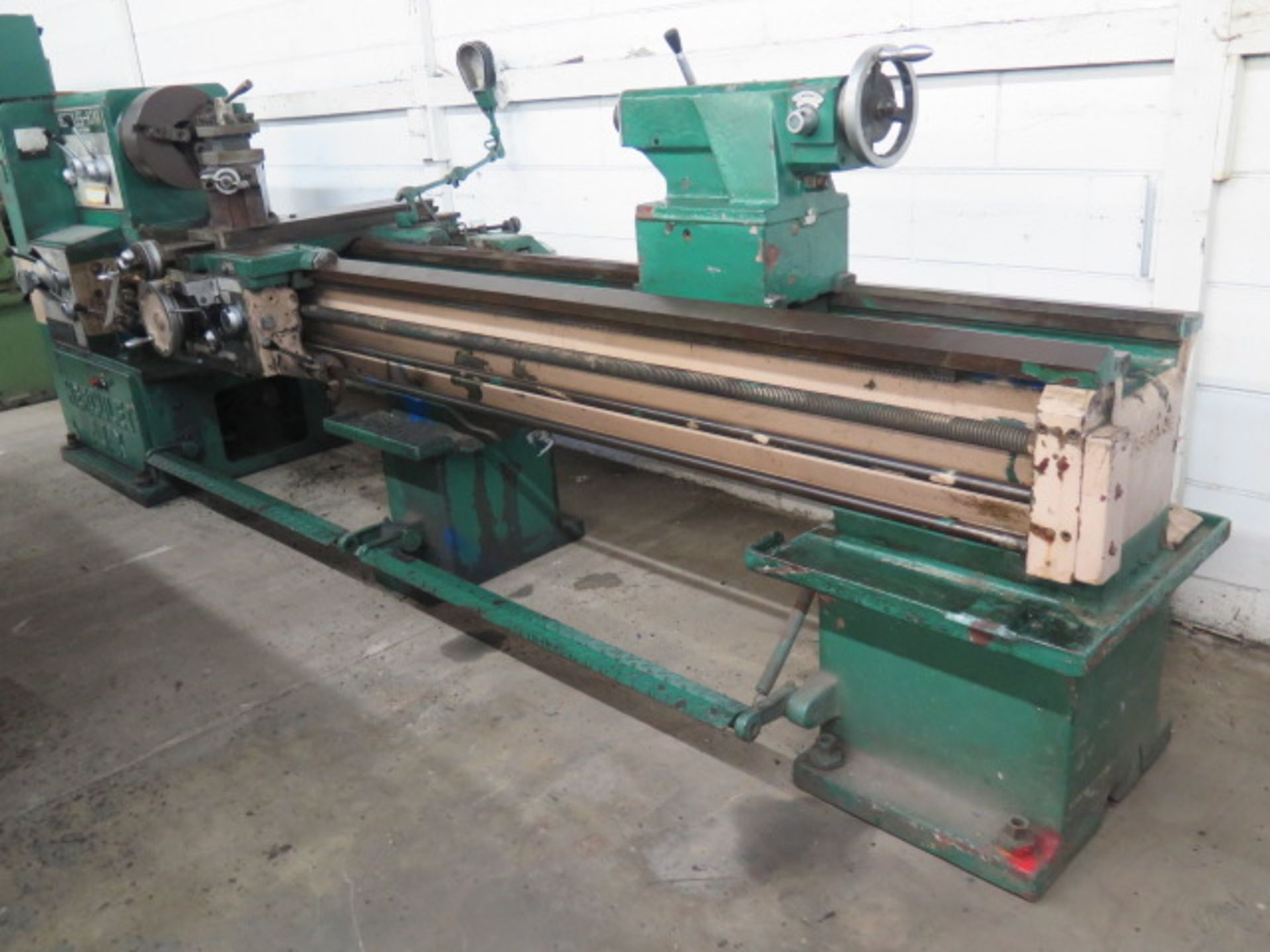 Hercules-Ajax mdl. MFG1210G 24” x 102” Geared Head Lathe w/ Taper Attachment, Inch/mm Threading, - Image 2 of 9