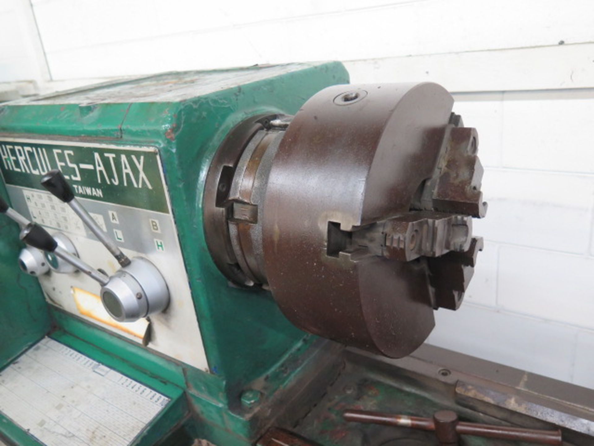 Hercules-Ajax mdl. MFG1210G 24” x 102” Geared Head Lathe w/ Taper Attachment, Inch/mm Threading, - Image 5 of 9