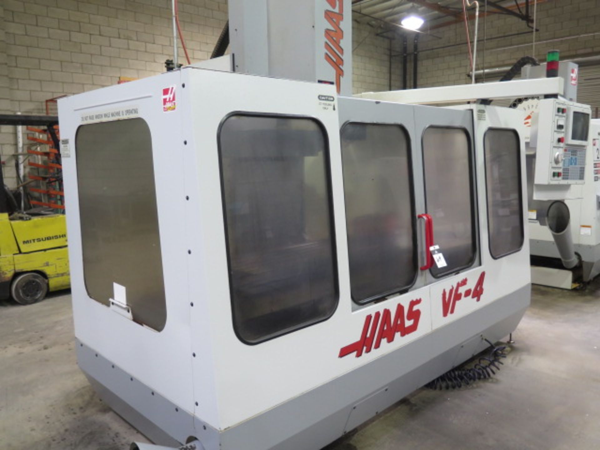 1995 Haas VF-4 4-Axis CNC Vertical Machining Center s/n 5900 w/ Haas Controls, 20-Statioon ATC, - Image 2 of 17