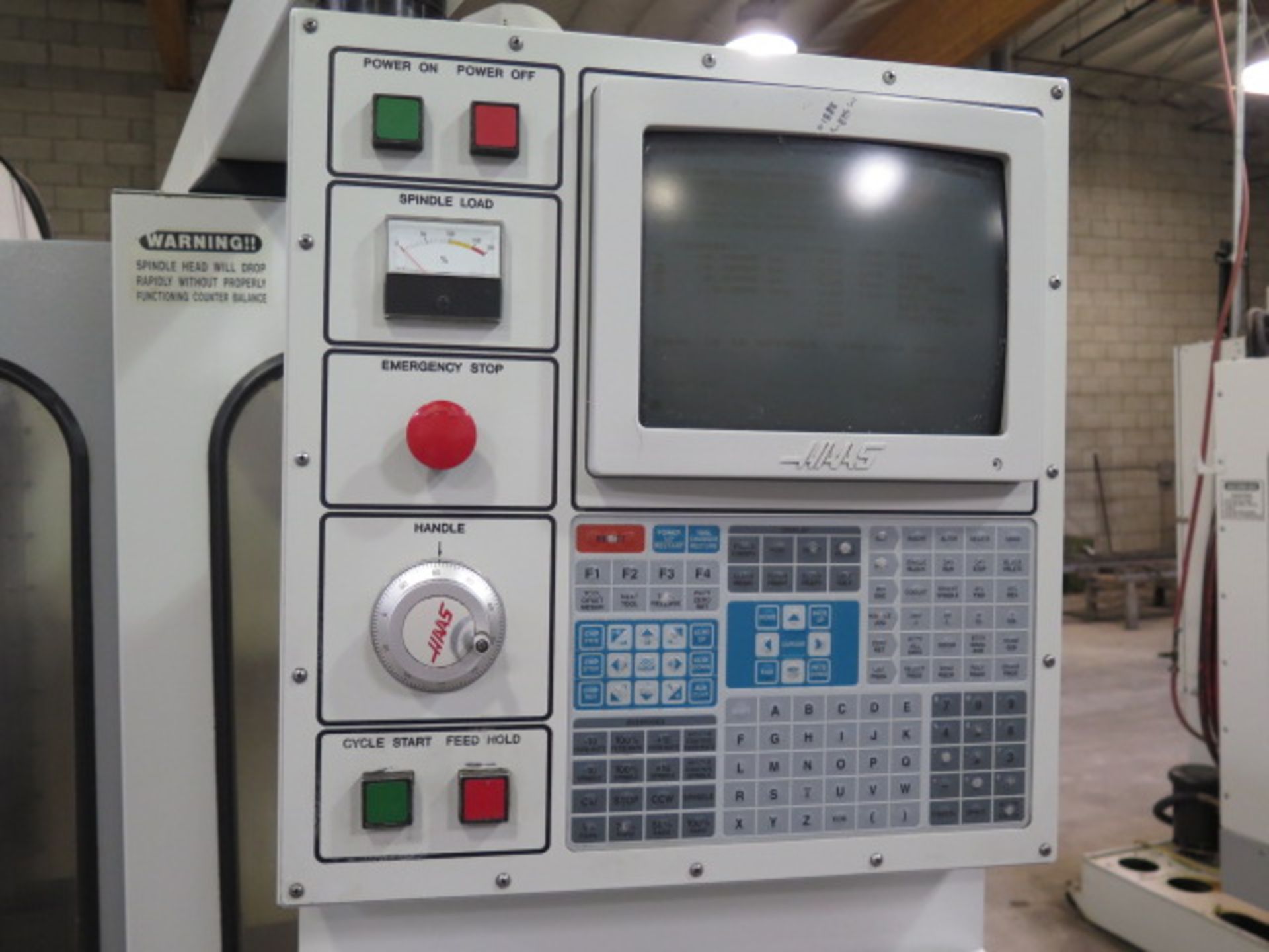 1995 Haas VF-4 4-Axis CNC Vertical Machining Center s/n 5900 w/ Haas Controls, 20-Statioon ATC, - Image 5 of 17