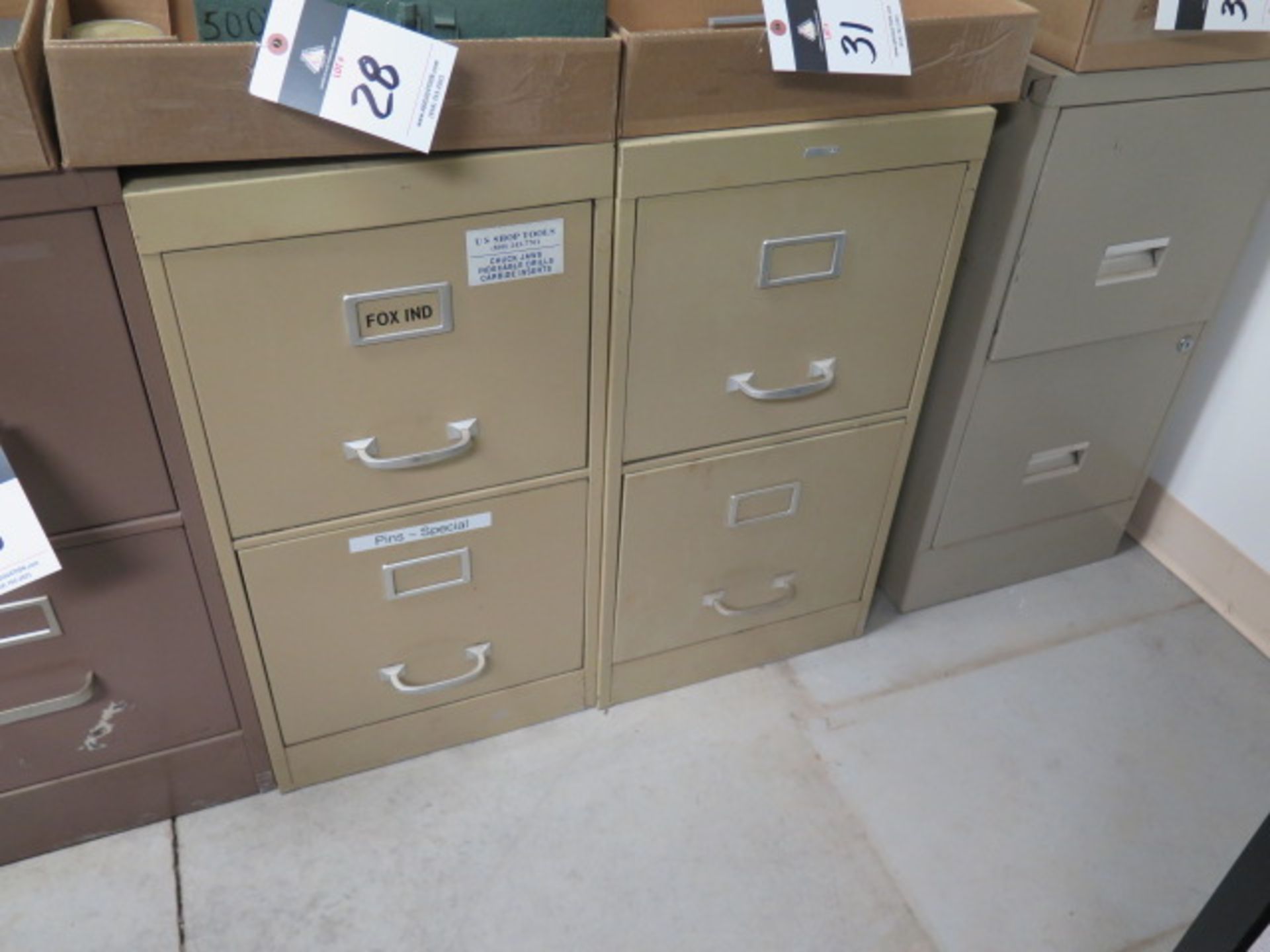 File Cabinets (5-NO MACHINE MANUALS) - Image 2 of 2