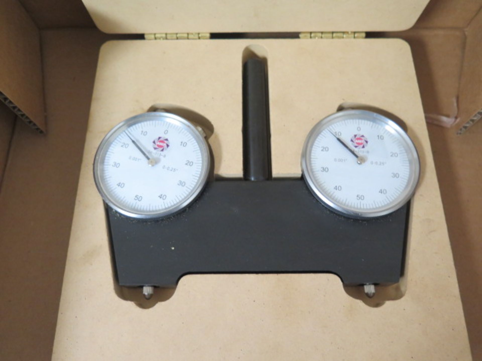 AMT Dial Spindle Square, Tesa Dial Depth Gage and (2) Micrometer Stands - Image 2 of 3