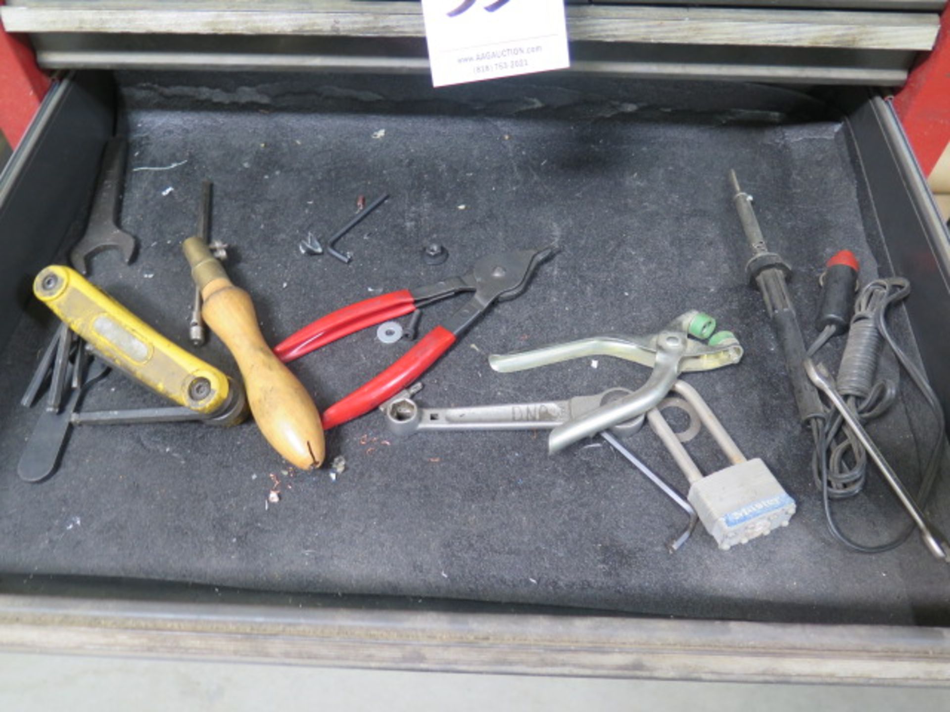 Homac Roll-A-Way Tool Box w/ Misc Tools - Image 8 of 13