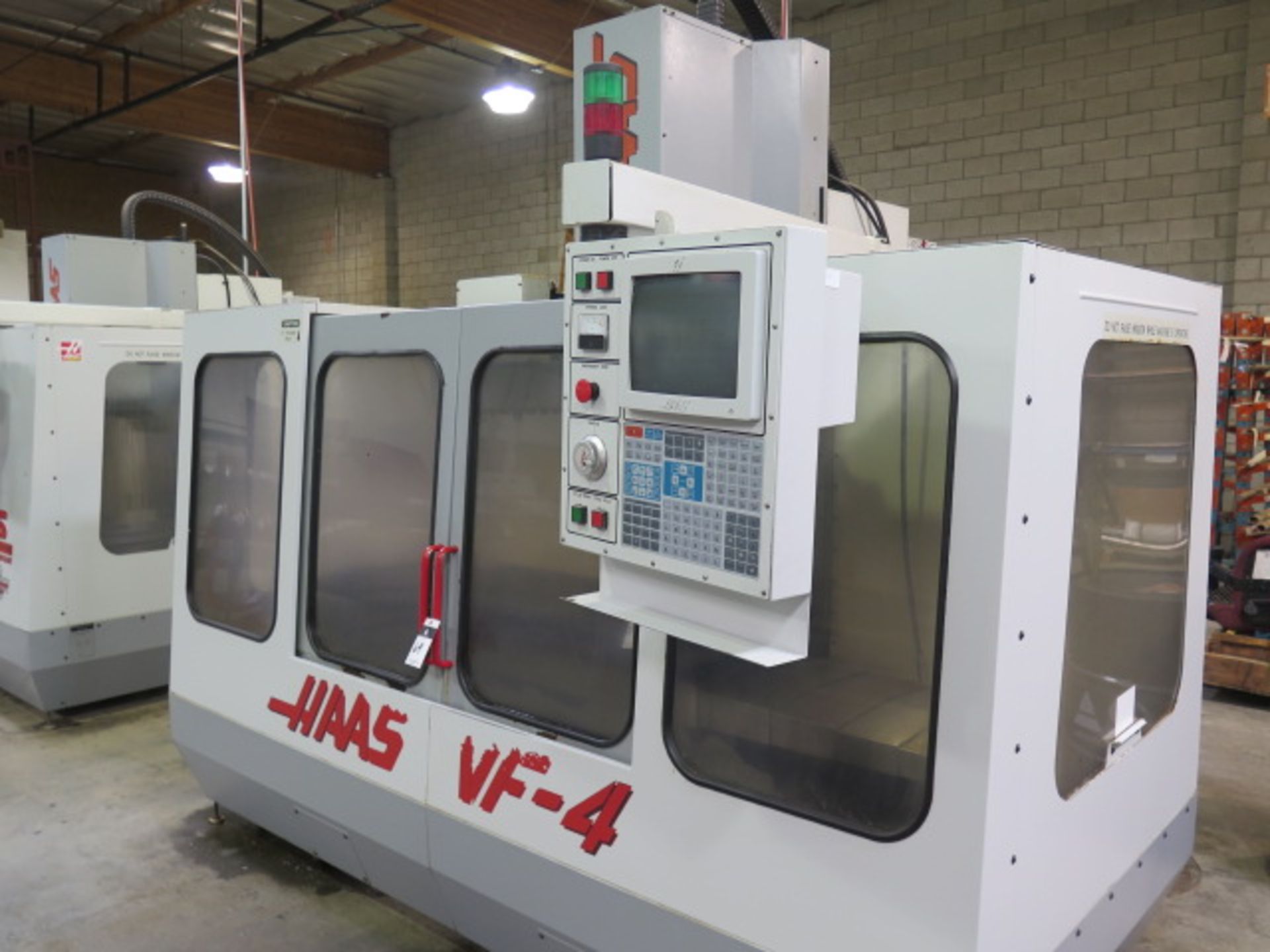 1995 Haas VF-4 4-Axis CNC Vertical Machining Center s/n 5900 w/ Haas Controls, 20-Statioon ATC, - Image 3 of 17