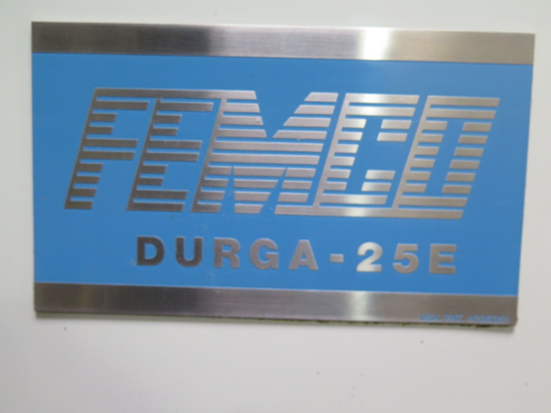 1997 Femco Durga-25E CNC Turning Center s/n L5E0548 w/ Fanuc Series 0-T Controls, Tool Presetter, - Image 10 of 15